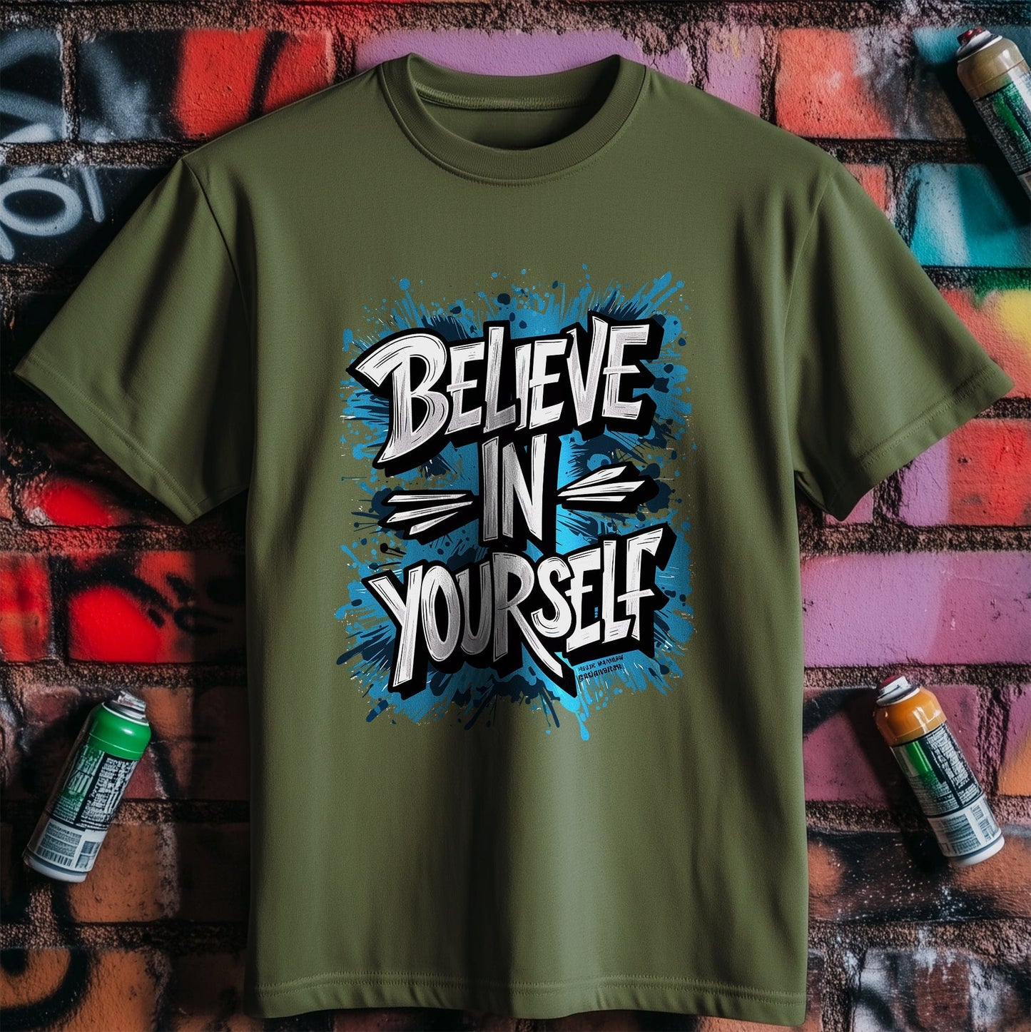 Motivation 32 T-Shirt Believe in Yourself