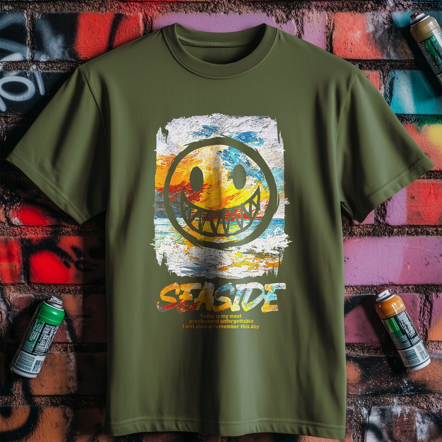 Seaside Smile T-Shirt - Make Waves