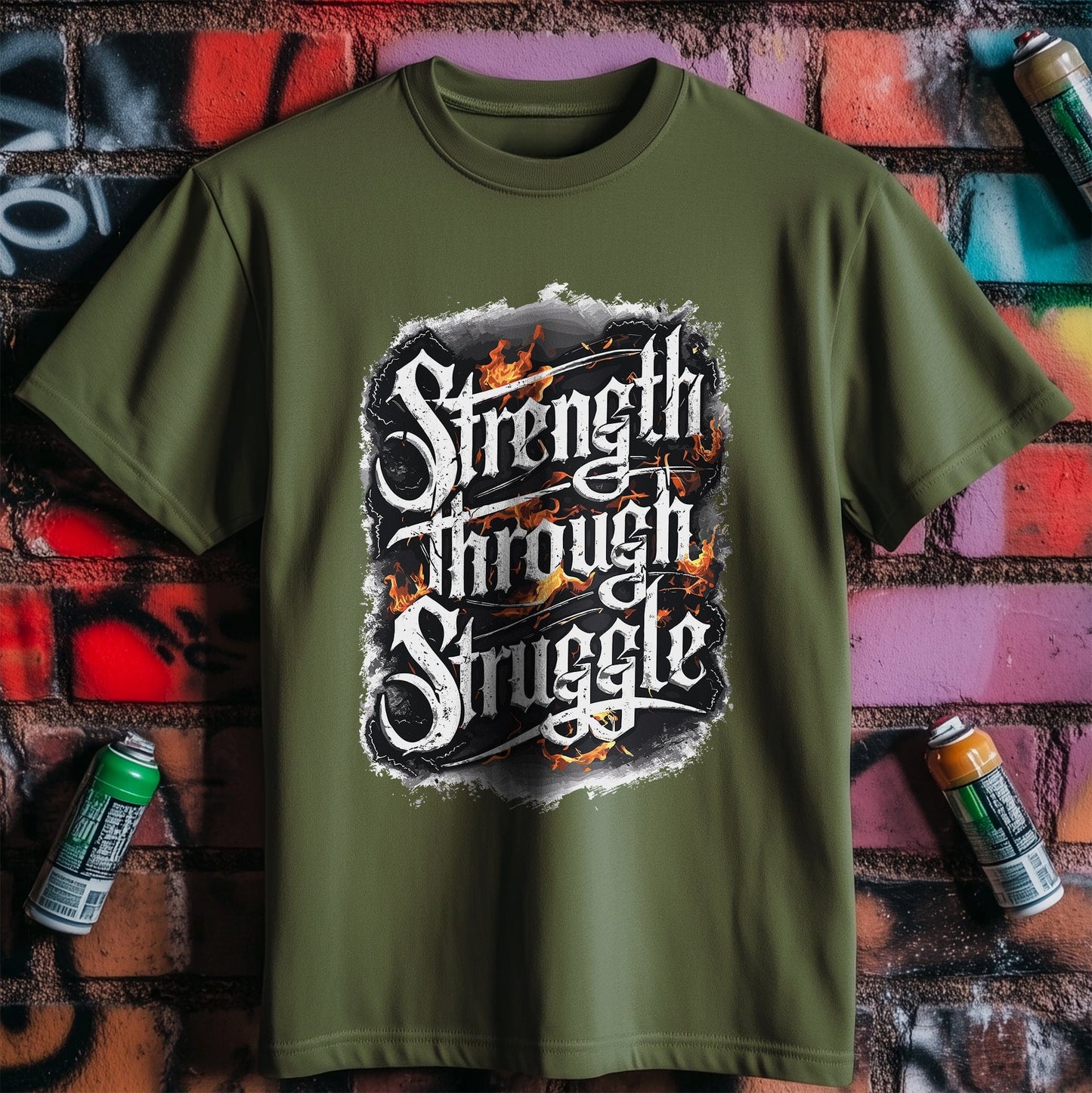 Motivation 18 T-Shirt Embrace Strength Through Struggle!