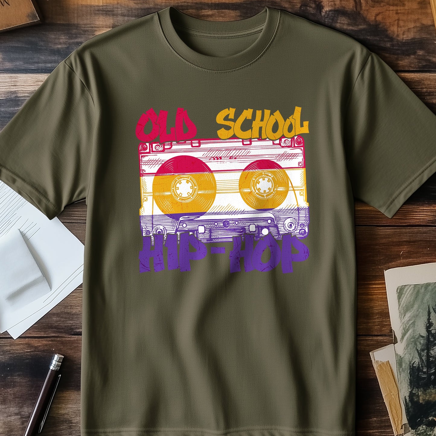 Old-School Hip-Hop T-Shirt - Retro