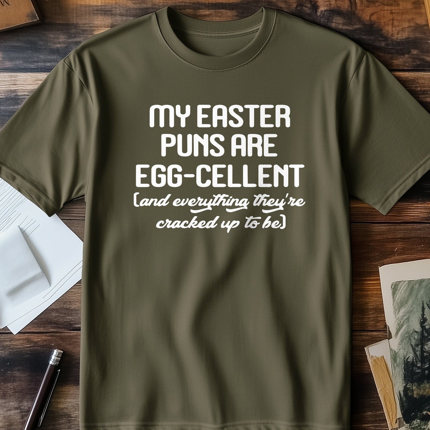 Egg-cellent Easter Puns T-shirt -