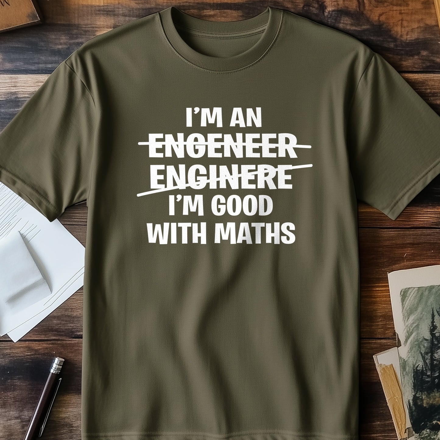 I'm an Engineer t-shirt - Math Whiz