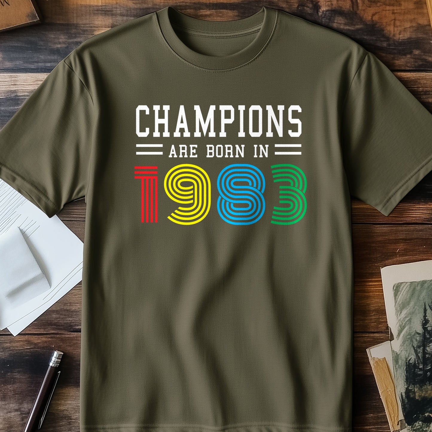 Champions Born in 1983 T-Shirt -