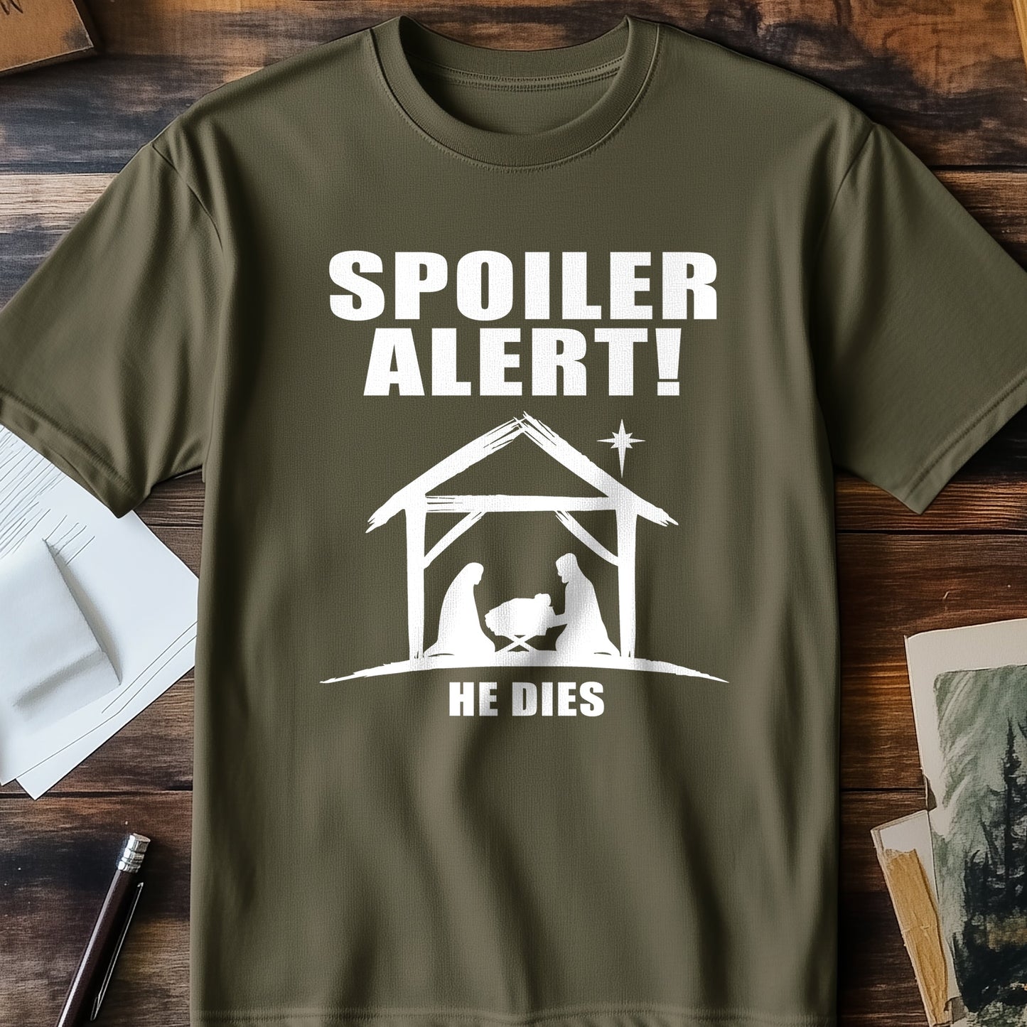 Spoiler Alert: Jesus Dies T-Shirt -