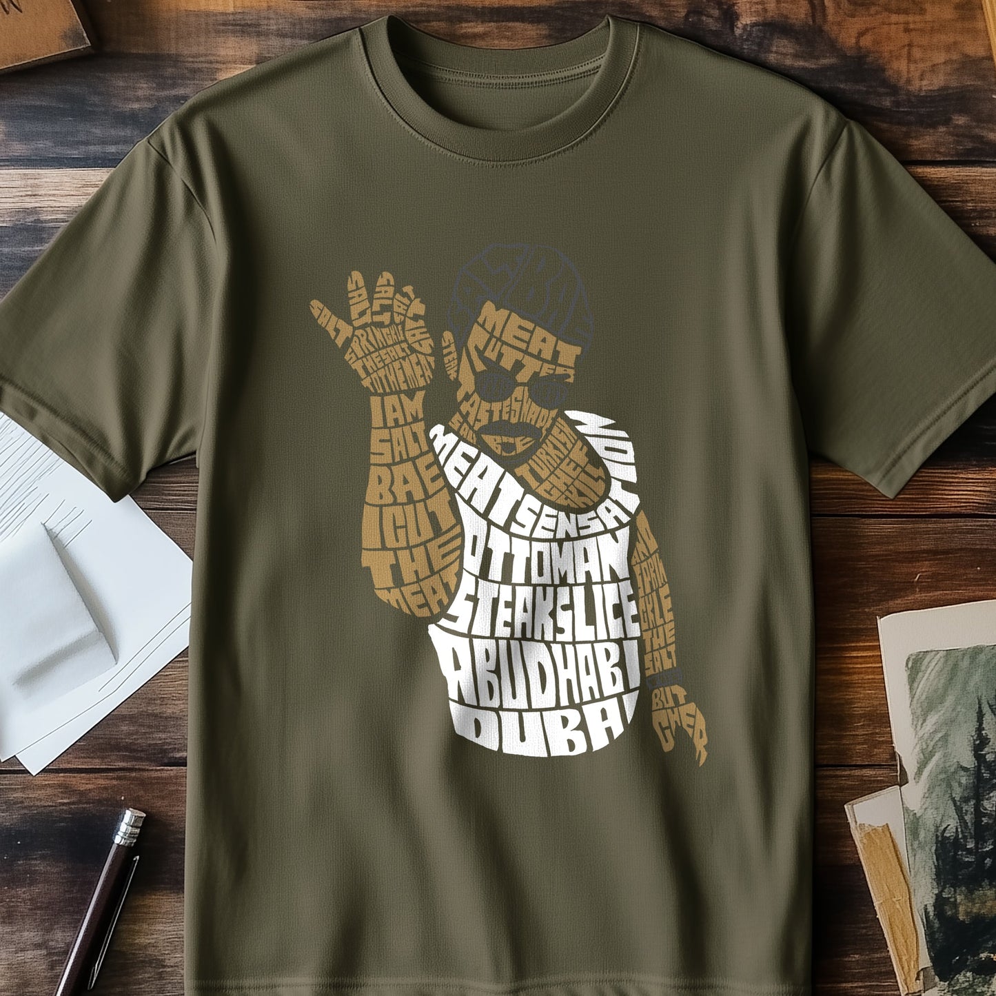 Salt Bae Text T-Shirt - Sprinkle Some