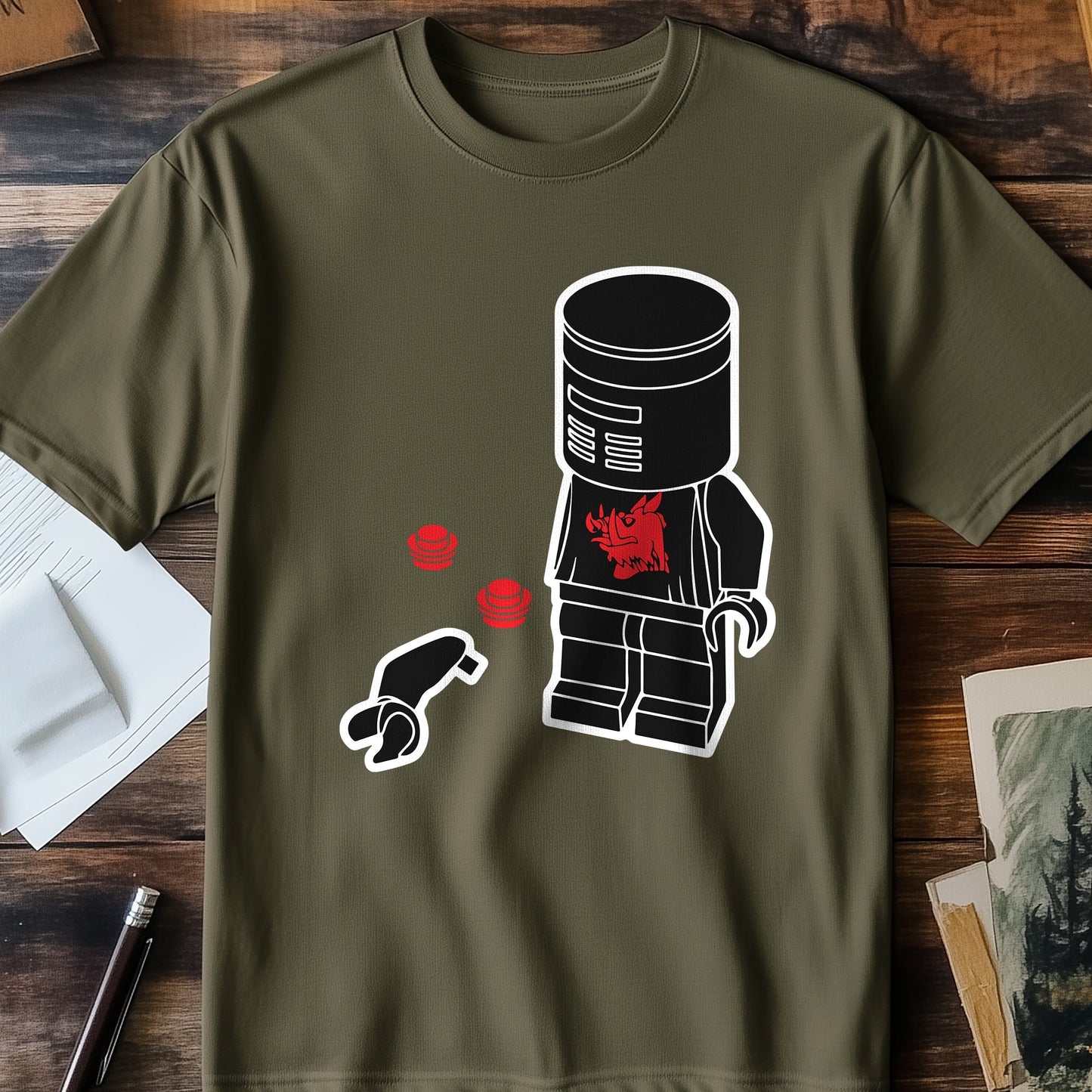 A Flesh Wound Brick T-Shirt