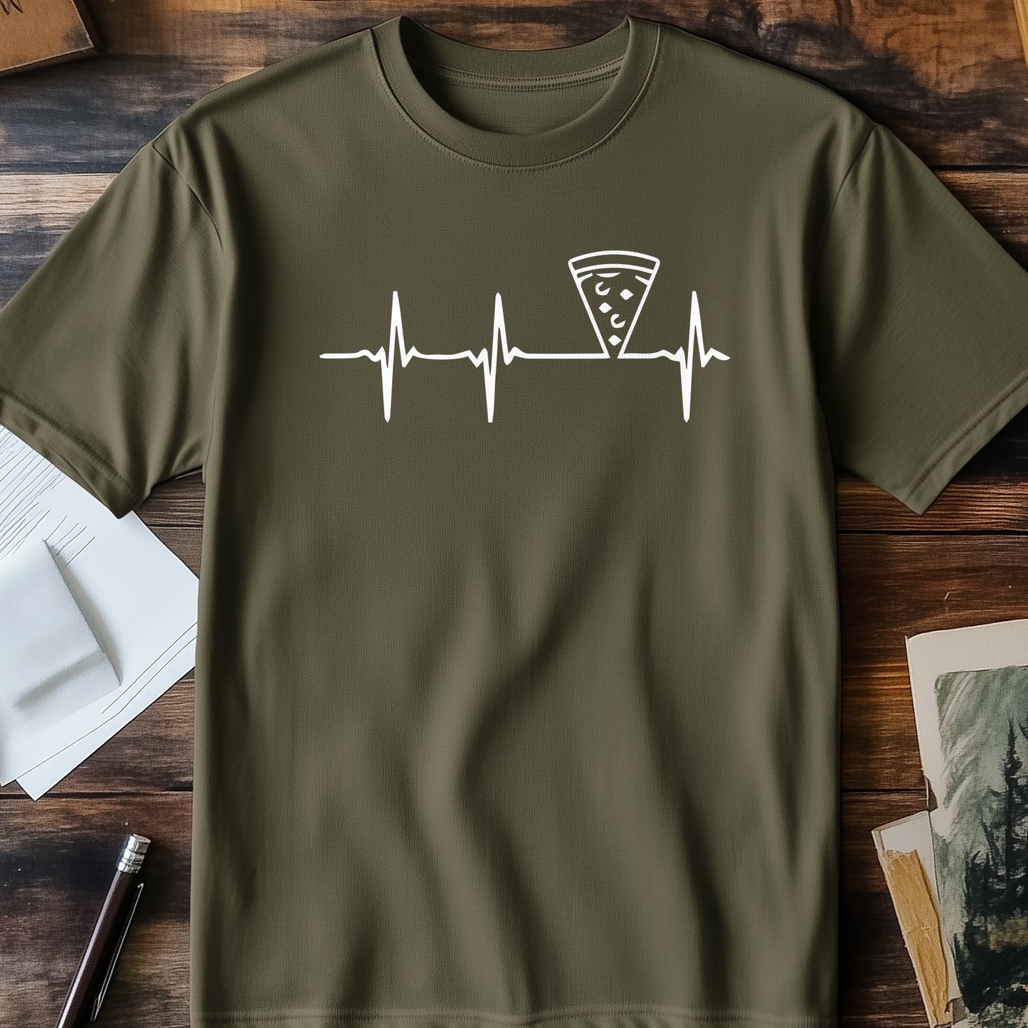 Pizza Heart Beat T-shirt - Wear Your