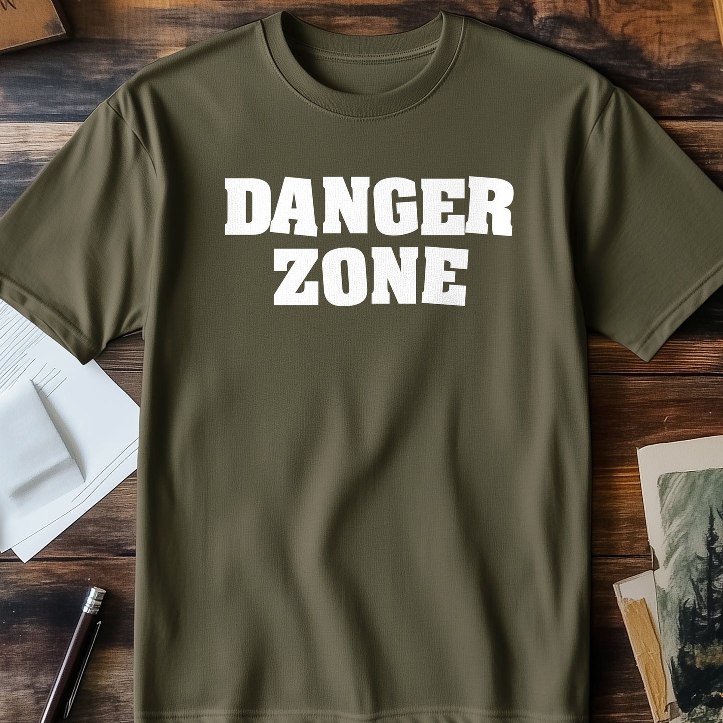 Danger Zone T-Shirt - Enter at Your