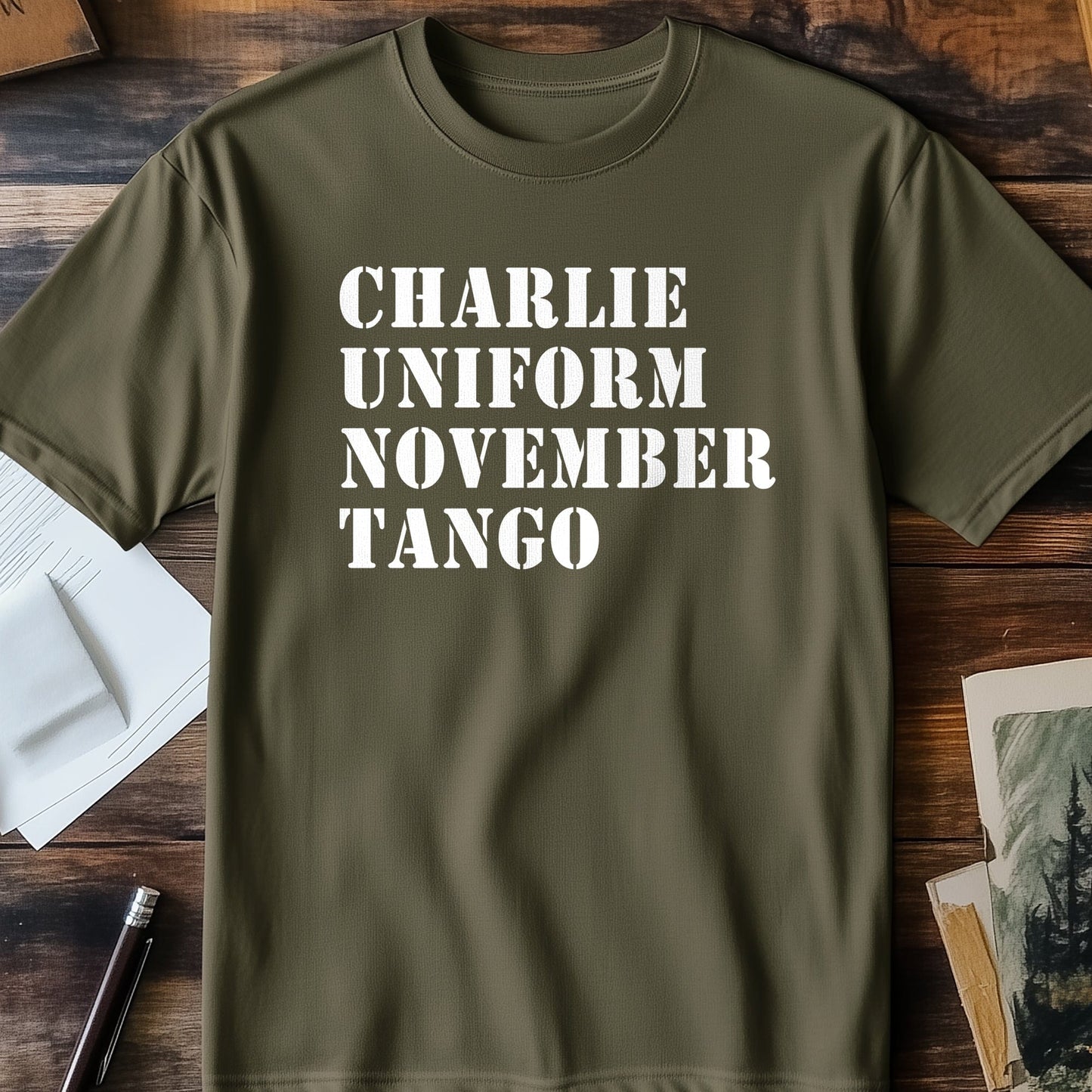 Charlie-Uniform-November-Tango T-Shirt