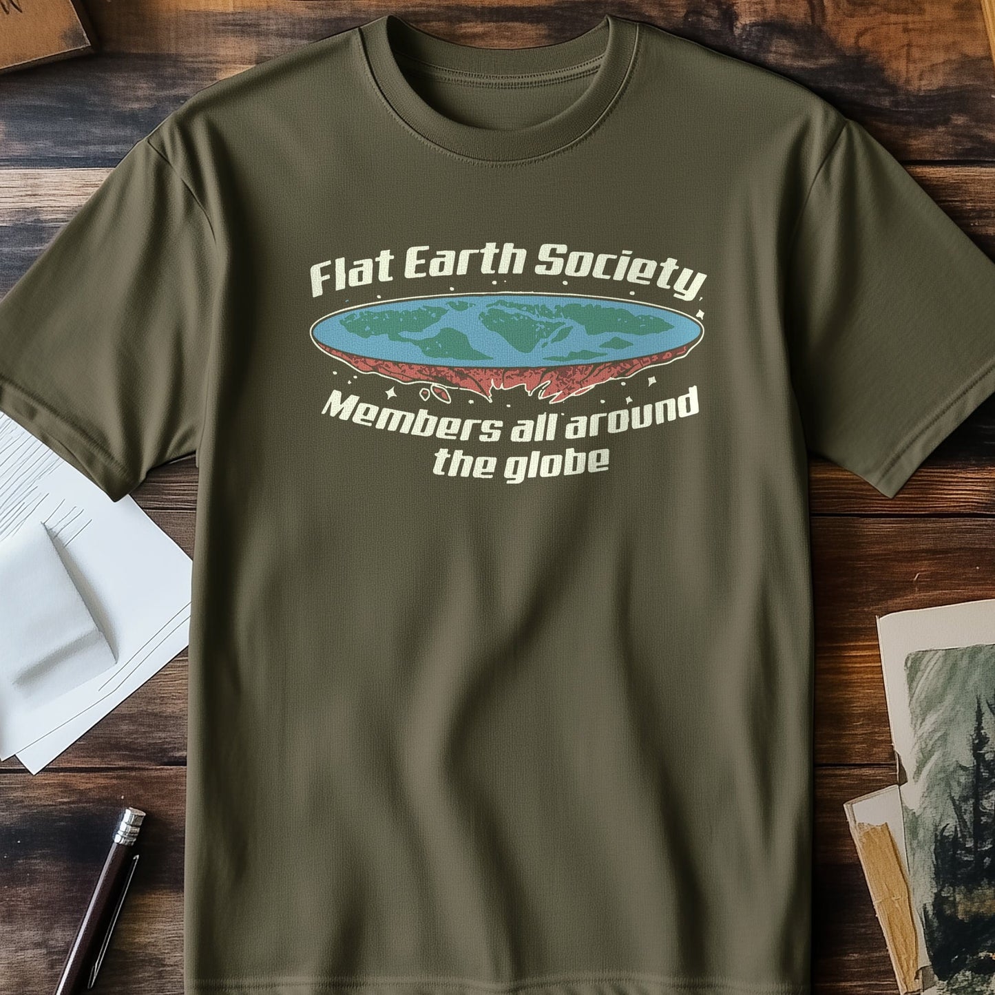 Flat-Earth-Soc T-shirt - Join the Fun