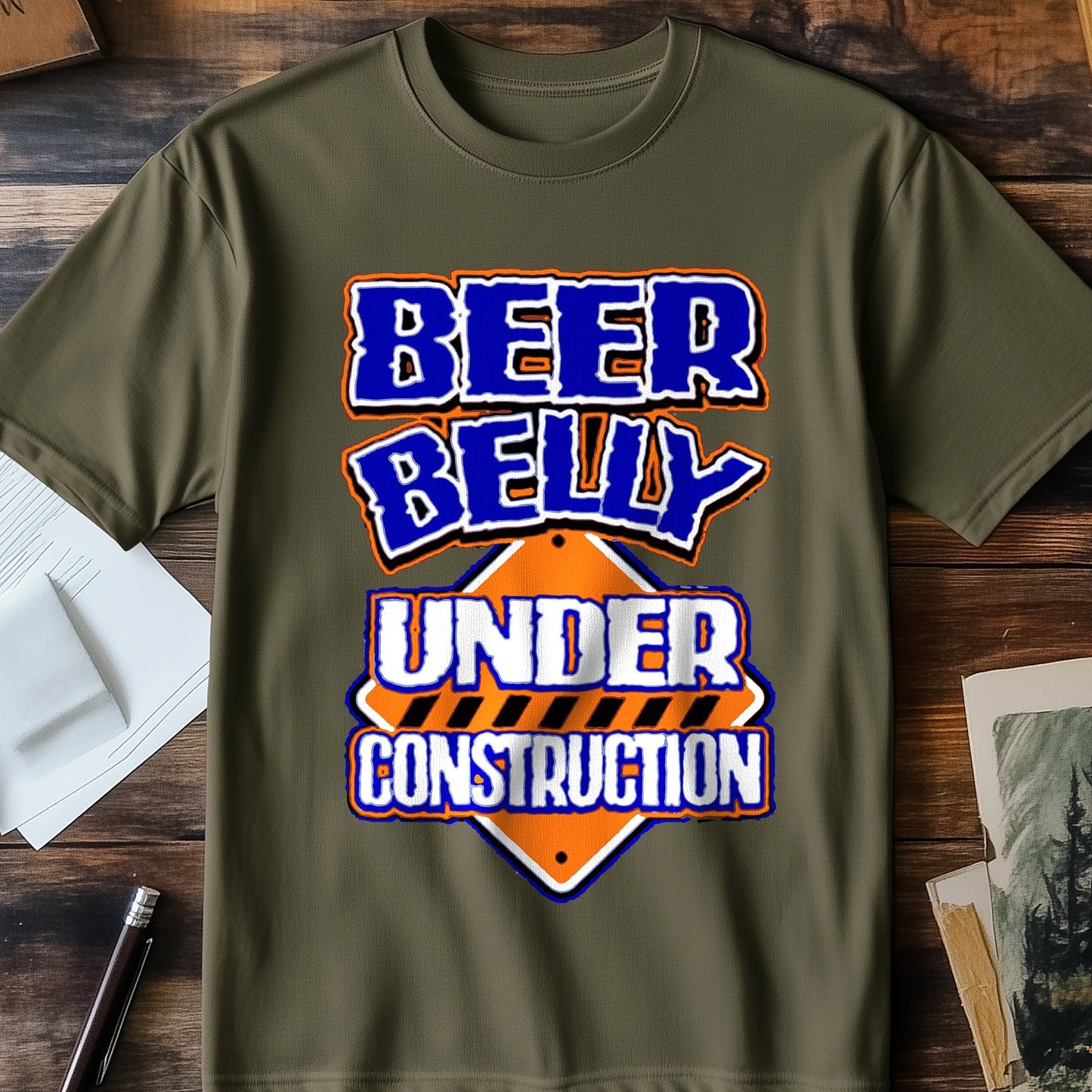 Beer Belly Under Construction T-Shirt