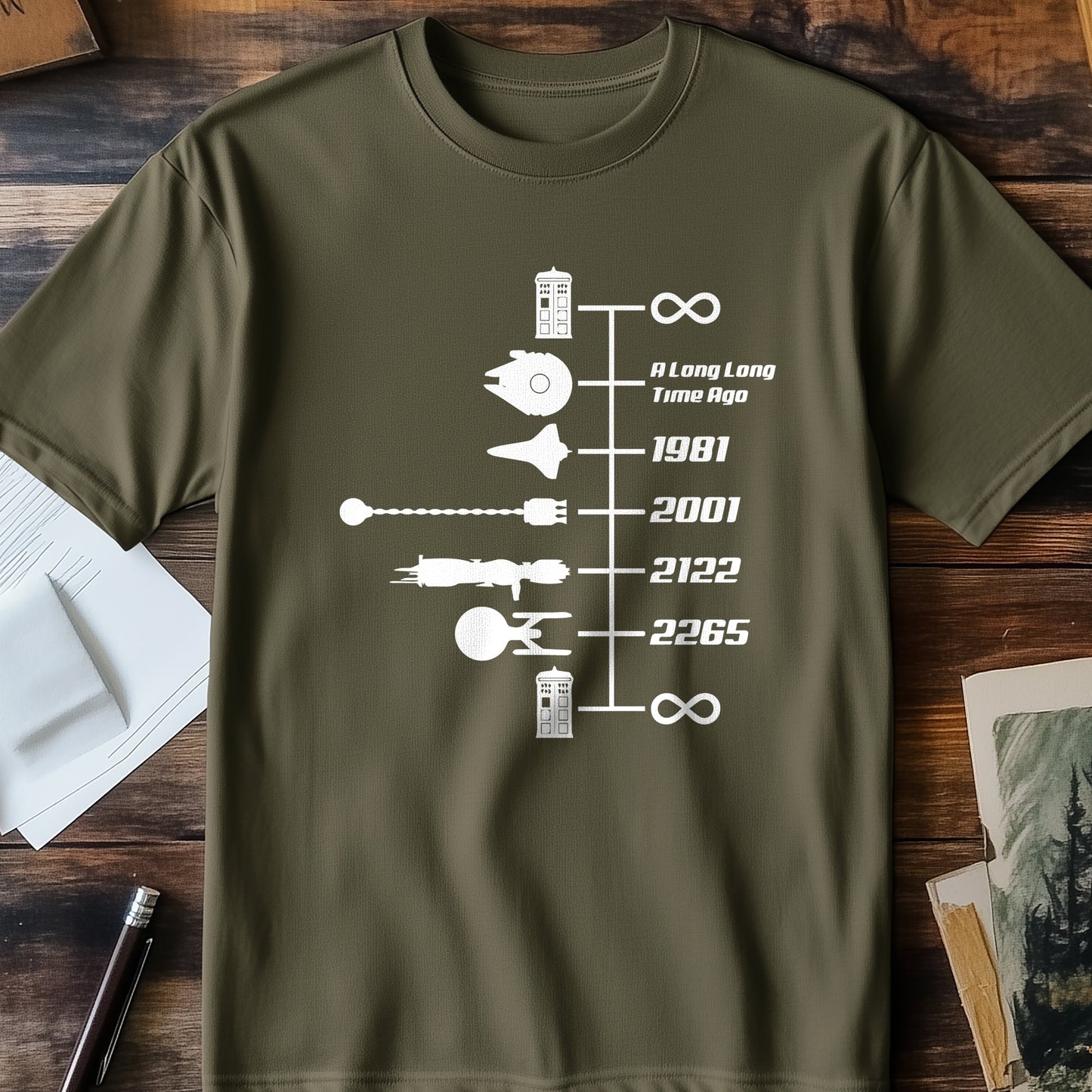 Space-Ship-Time T-Shirt - Warp Through
