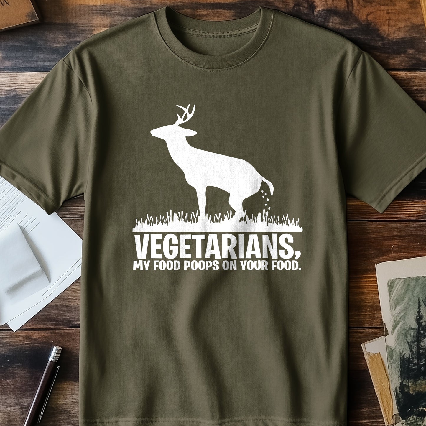 Vegetarian Food Poop T-Shirt -