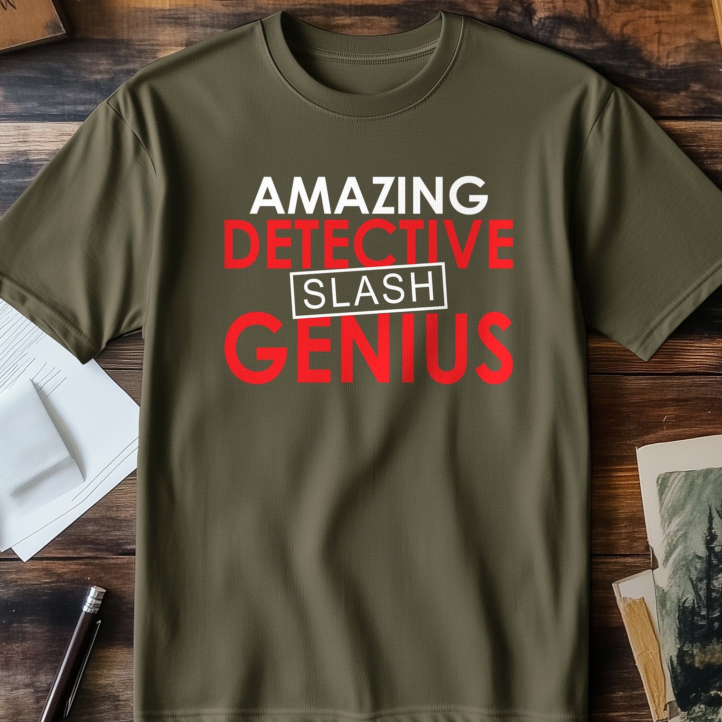Amazing Detective Slash Genius T-Shirt