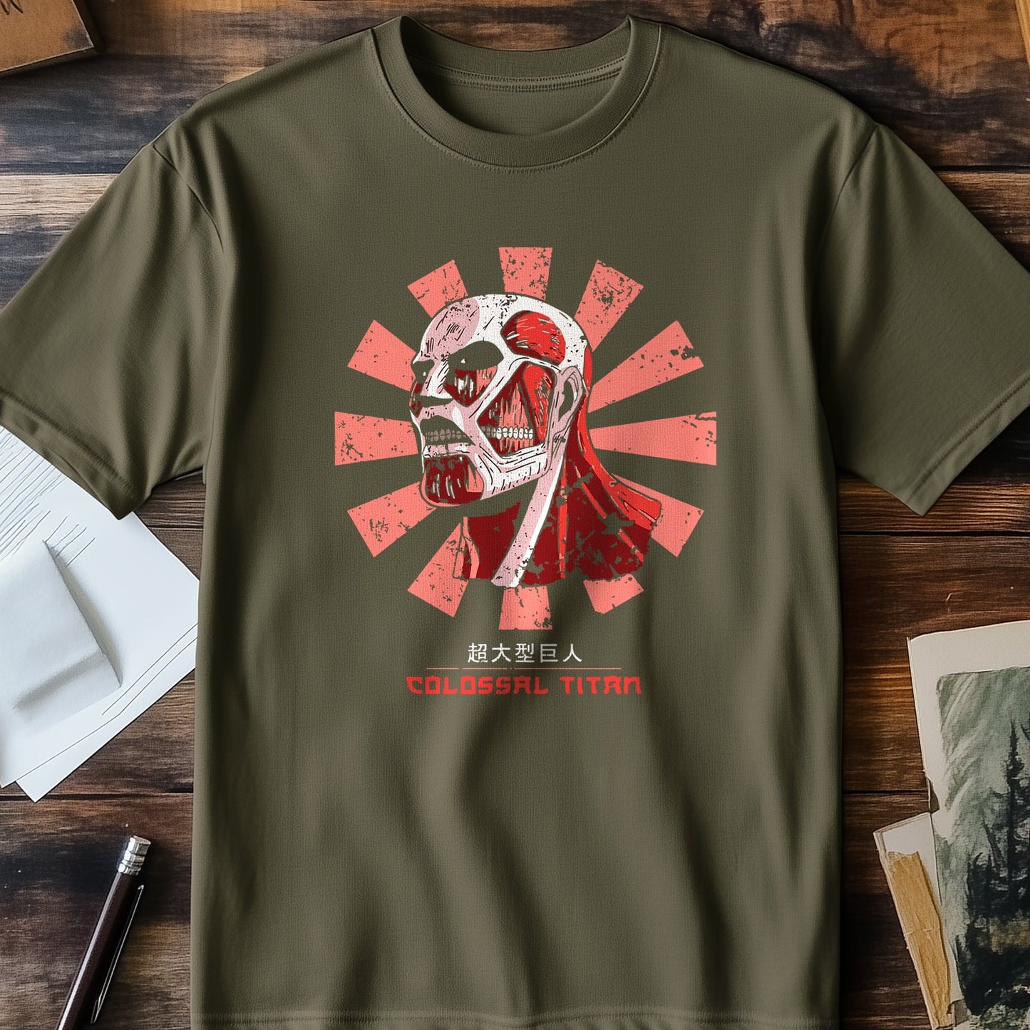 Colossal Titan Retro T-shirt