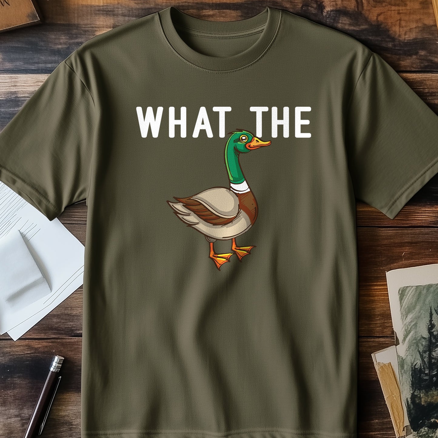What-the-Duck T-shirt - Quirky and