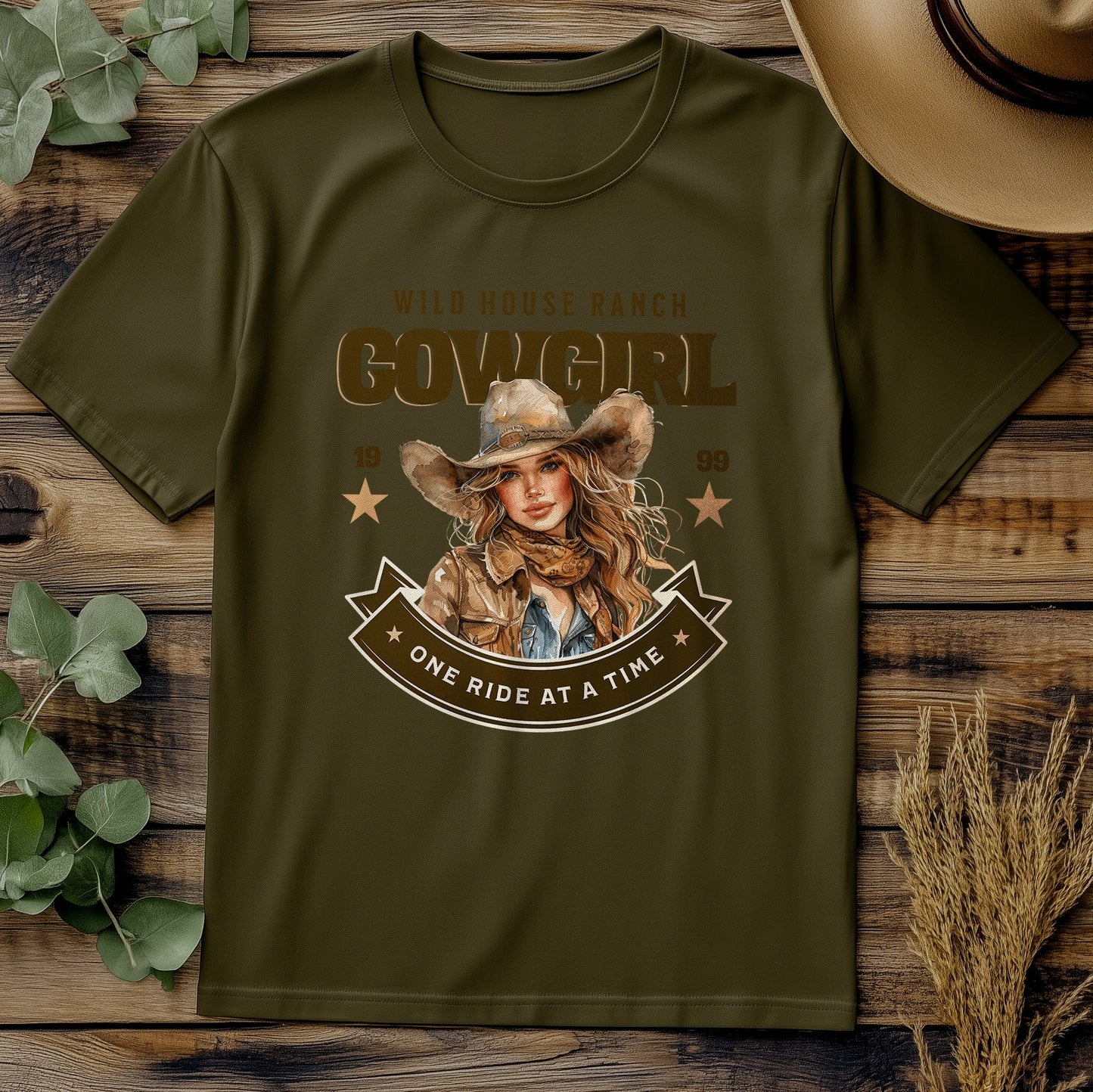 Cowgirl Wild House Ranch T-shirt