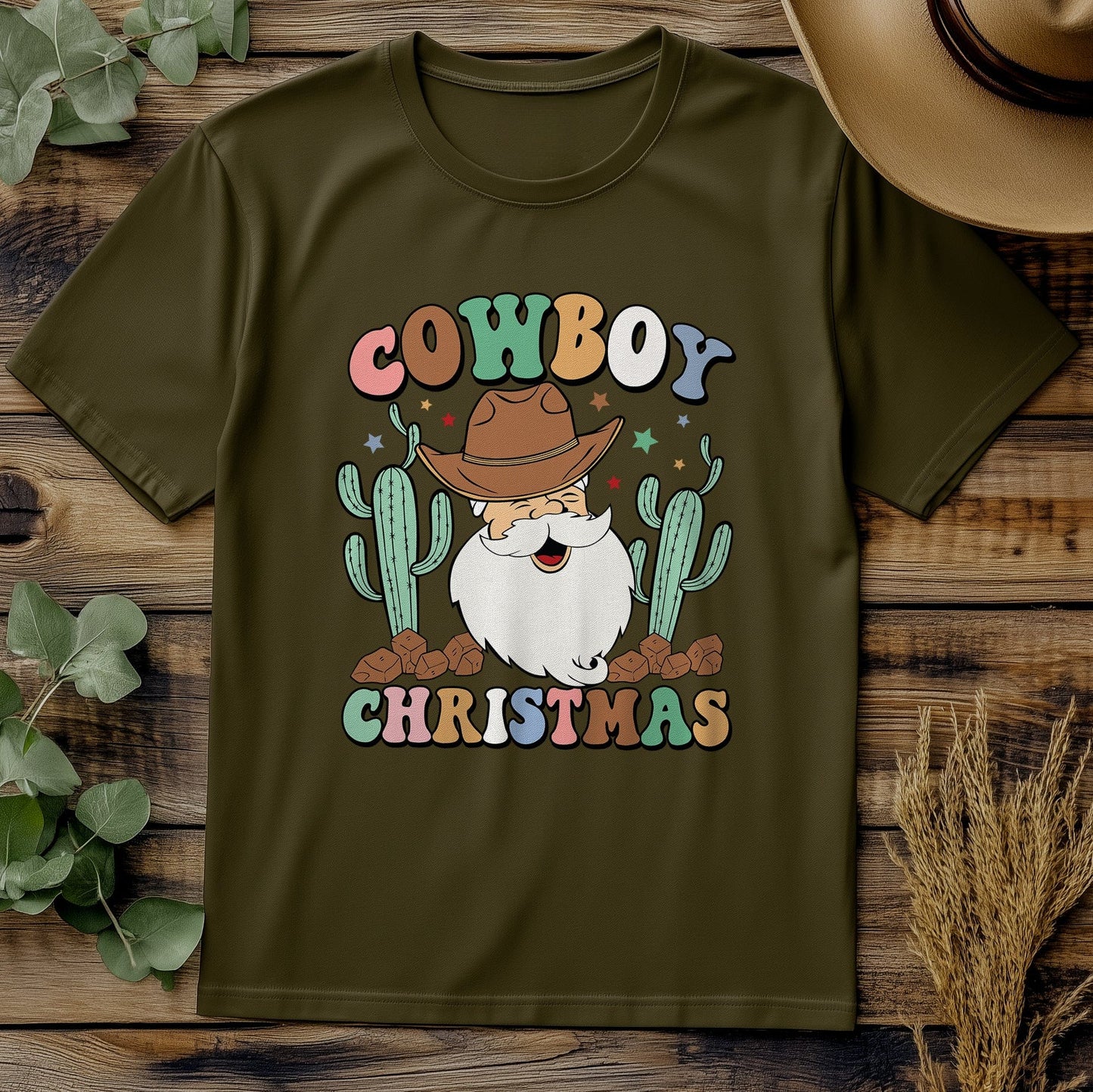 Cowboy Christmas T-shirt