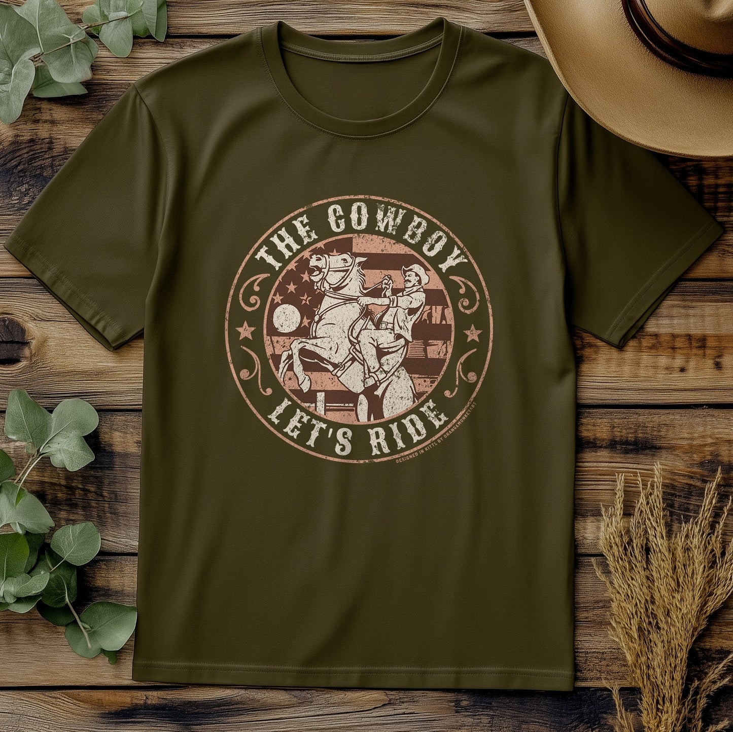 The Cowboy - Let's Ride t-shirt