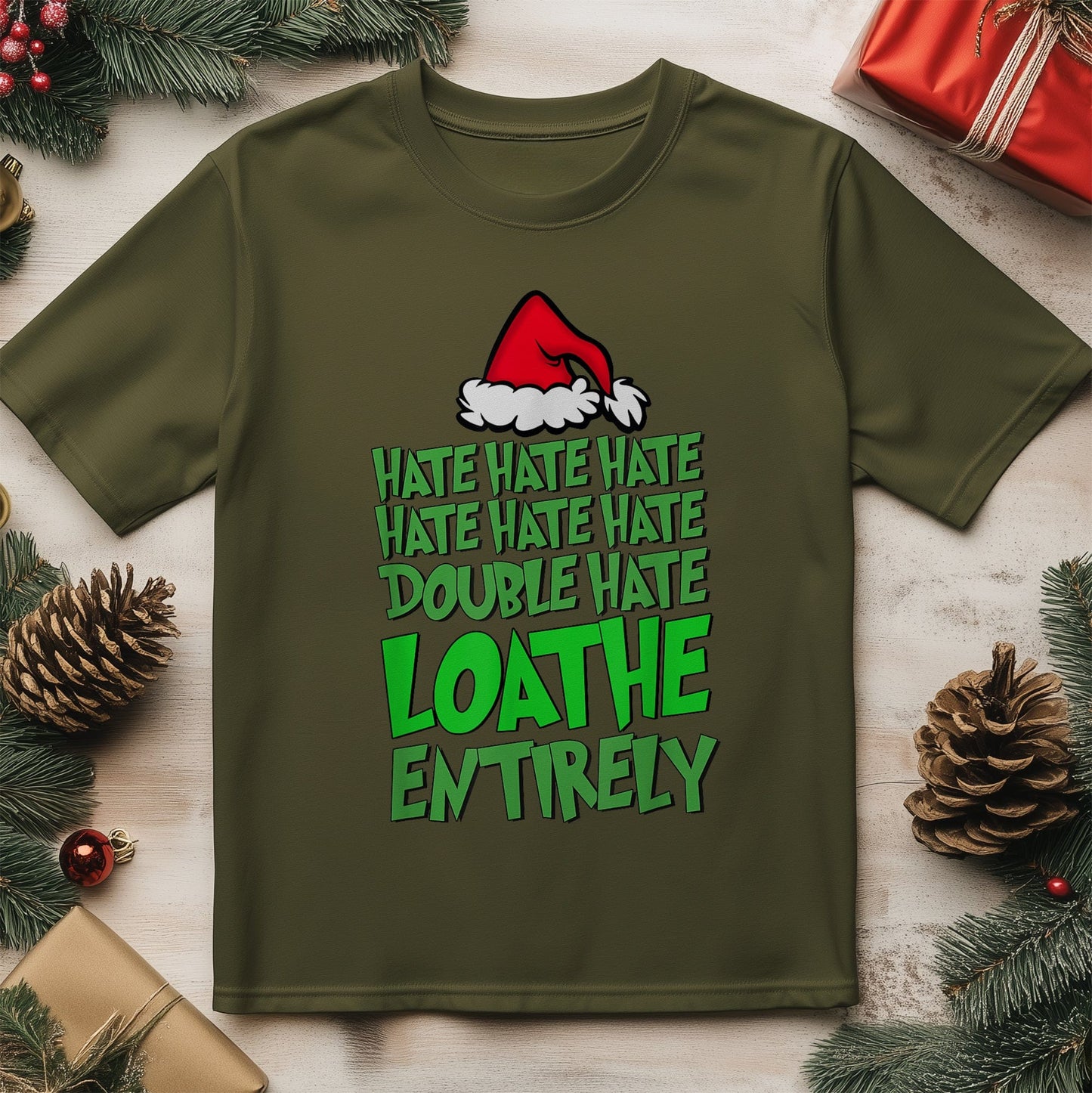 Hate Hate Double Hate Loathe T-shirt