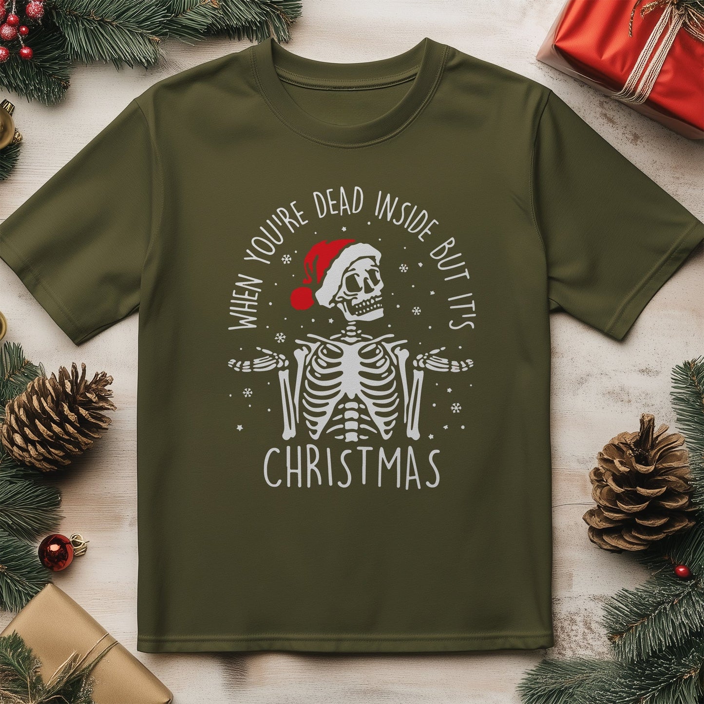 Christmas Dead Inside T-Shirt -