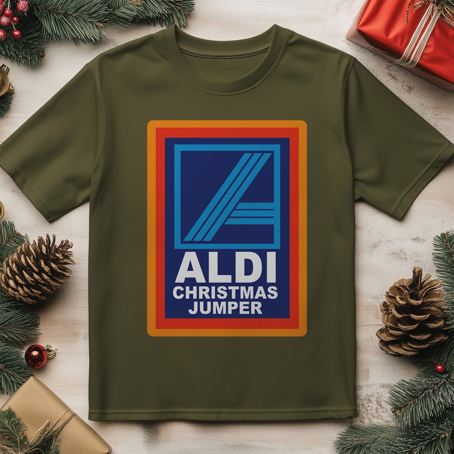 Aldi Christmas Jumper T-Shirt