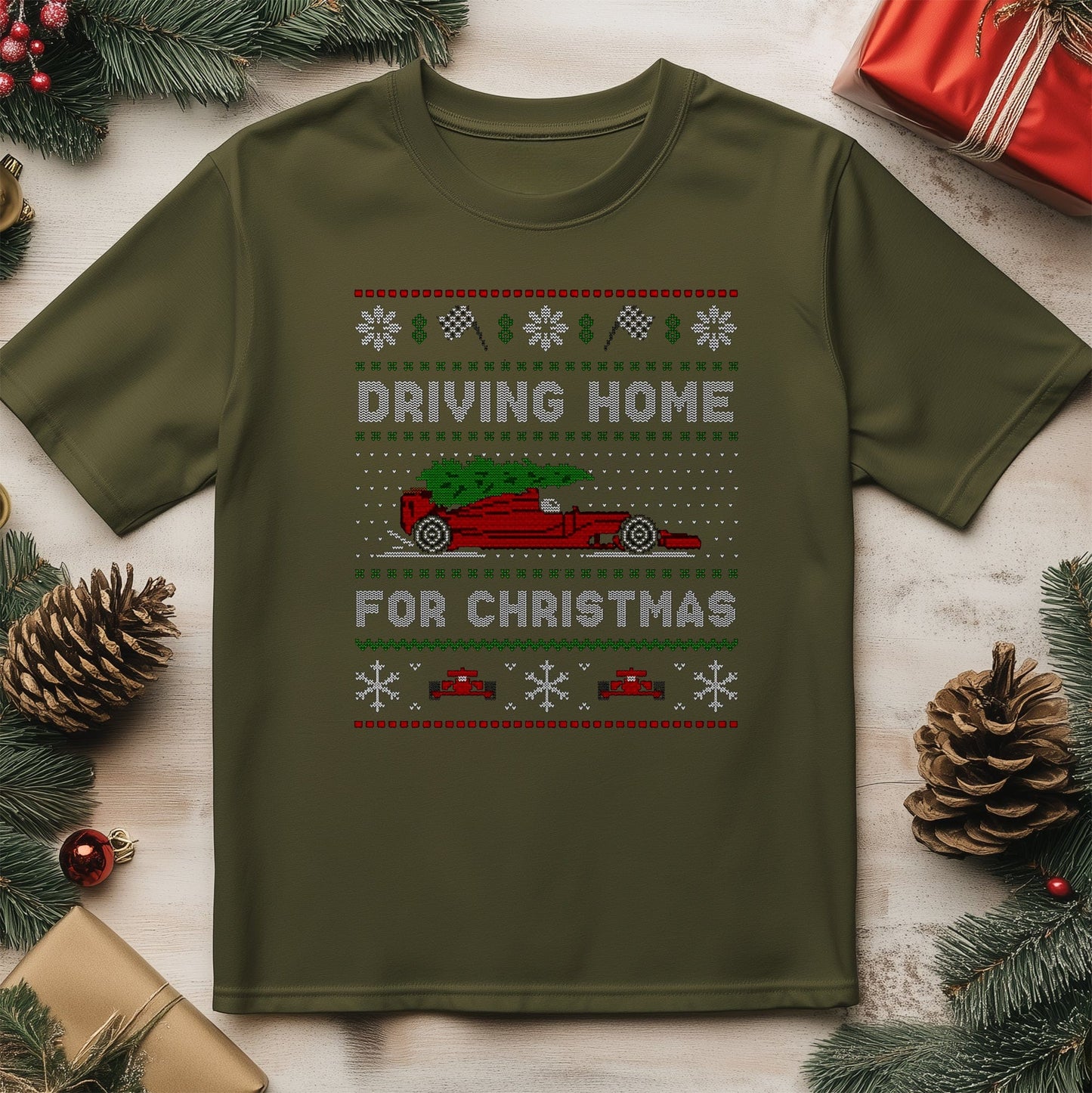 Driving Home for Christmas T-Shirt -