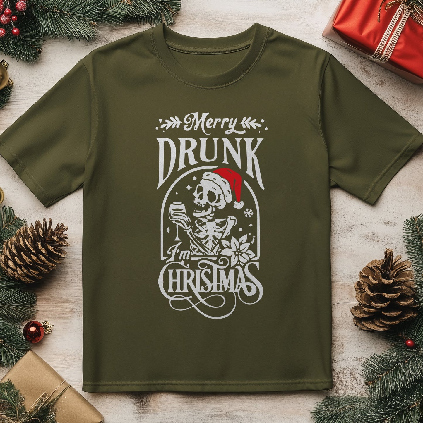 Merry Drunk Christmas T-Shirt -