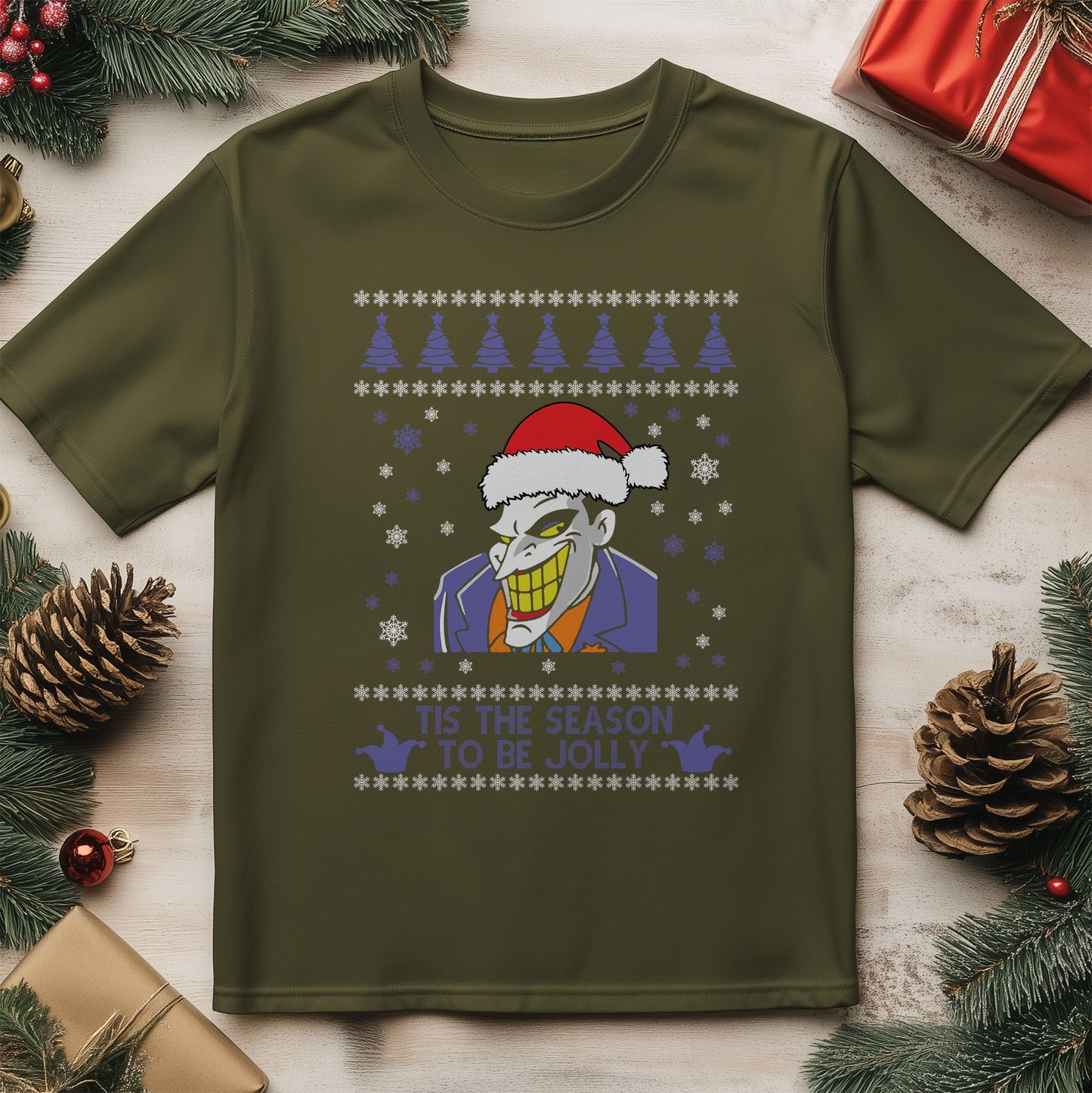 Joker Christmas Jumper T-shirt - Ho