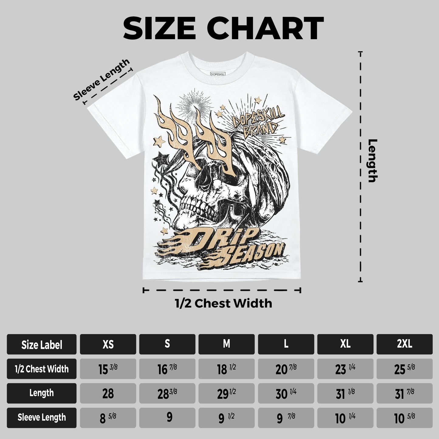 TAN Collection DopeSkill Oversize Print T-Shirt Drip Season Graphic
