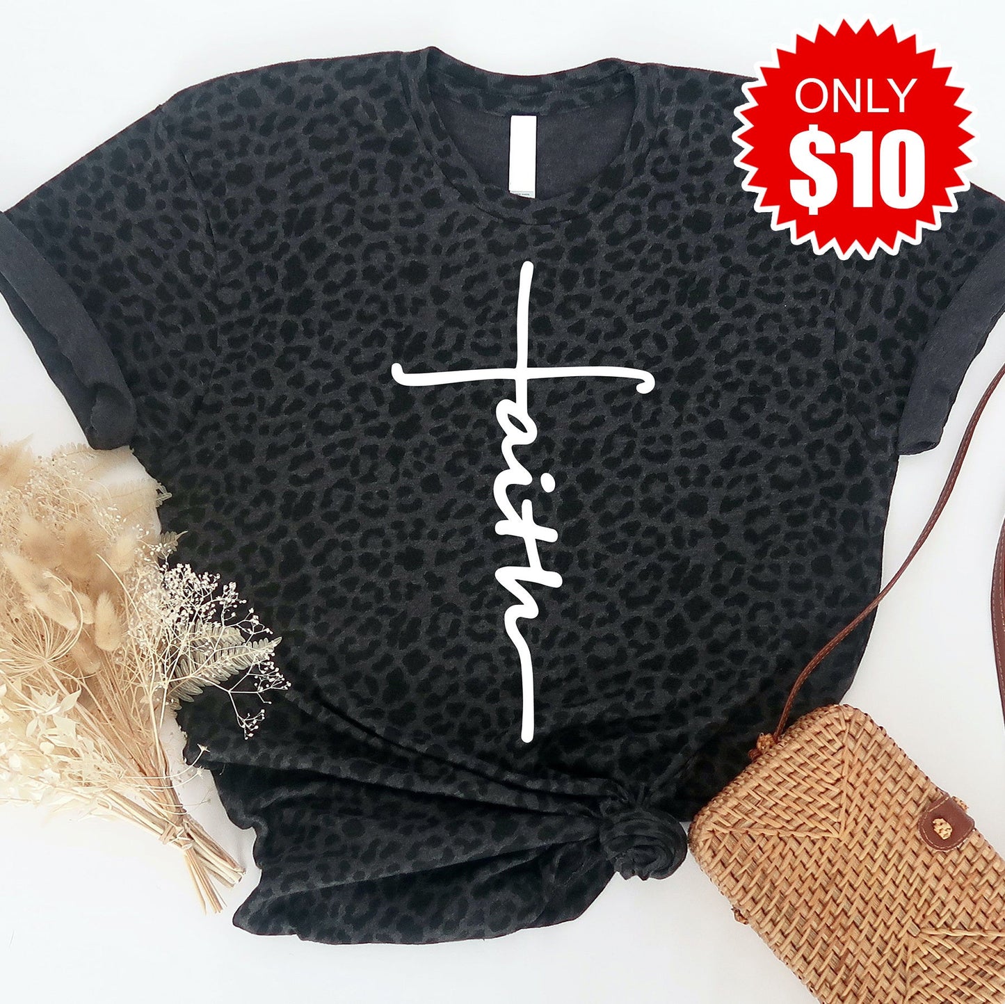Faith Cross Tee - 10