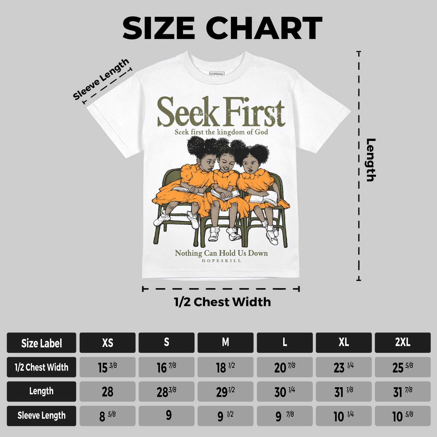 Olive Collection DopeSkill Oversize Print T-Shirt New Seek First Graphic
