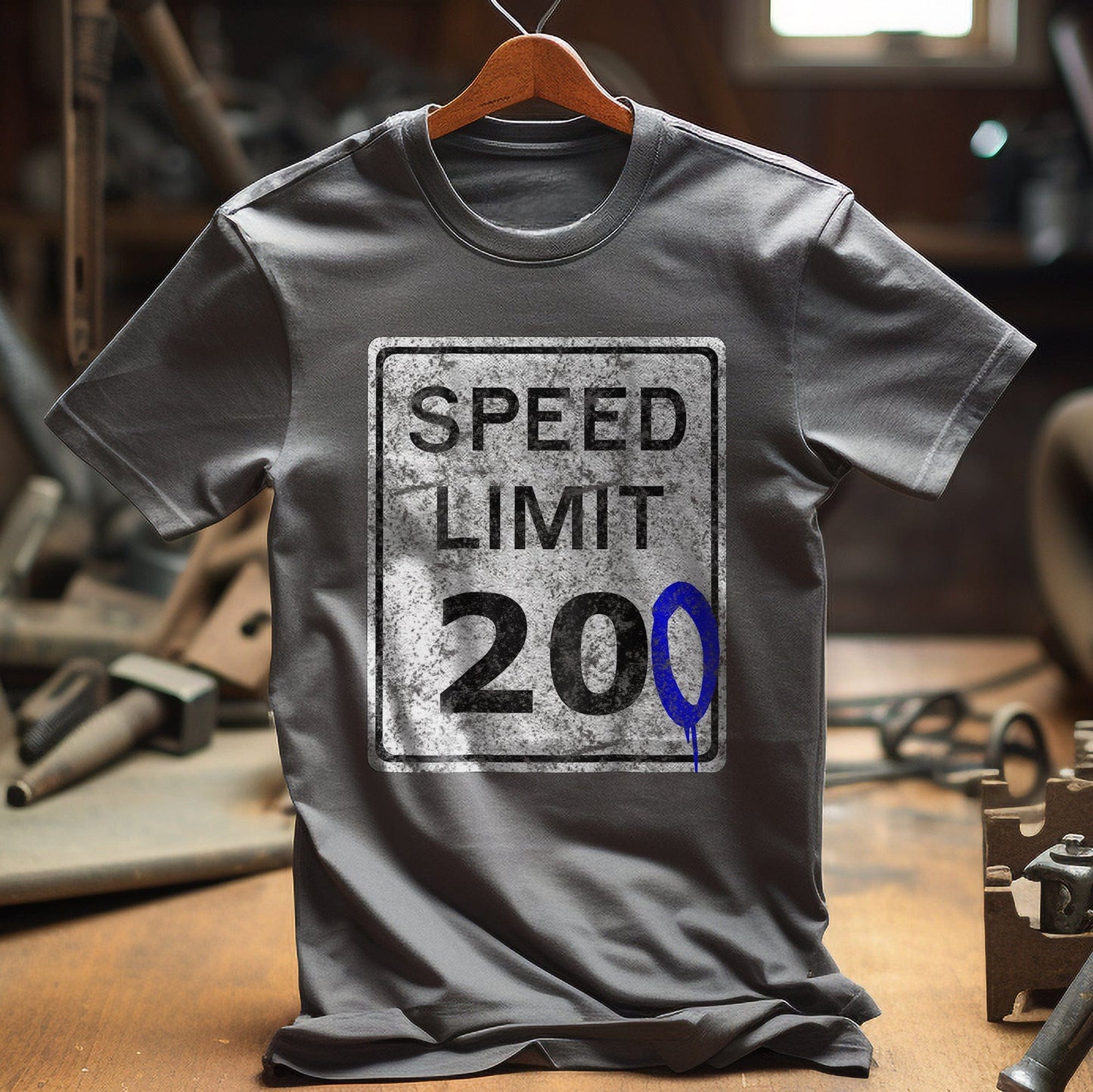 200mph Biker's Speed Limit T-Shirt