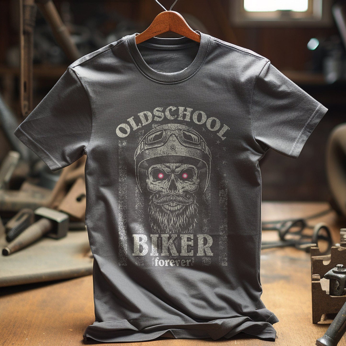 Old School Biker Forever T-Shirt -