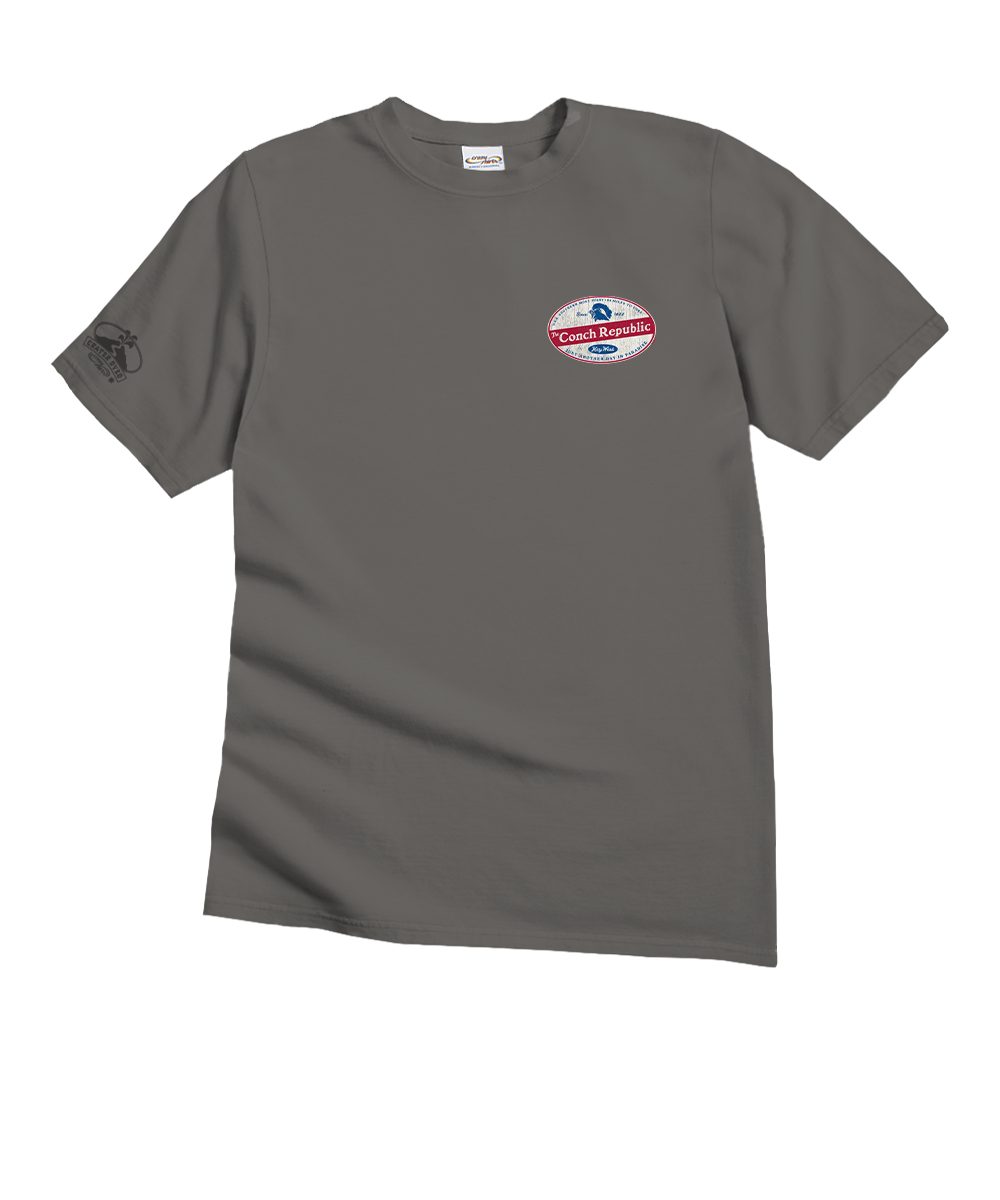 The Conch Republic - Crater Dyed® Short Sleeve Crewneck T-Shirt