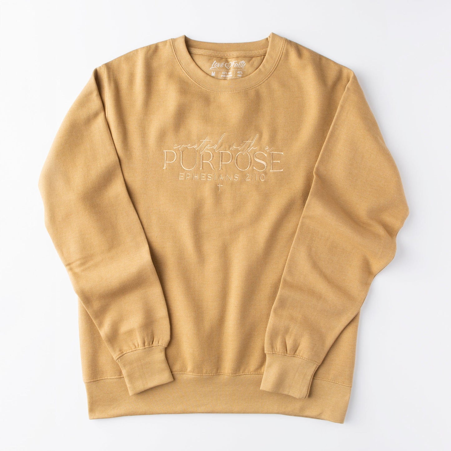 Embroidered Created With A Purpose Sweatshirt
