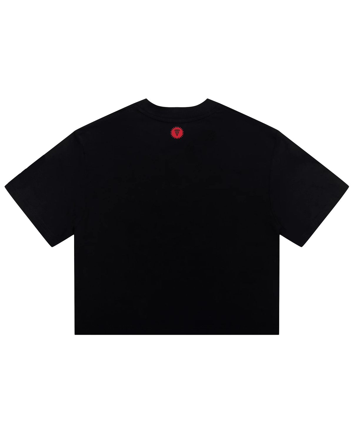 Womens Running Dog Cropped Tee Style001
