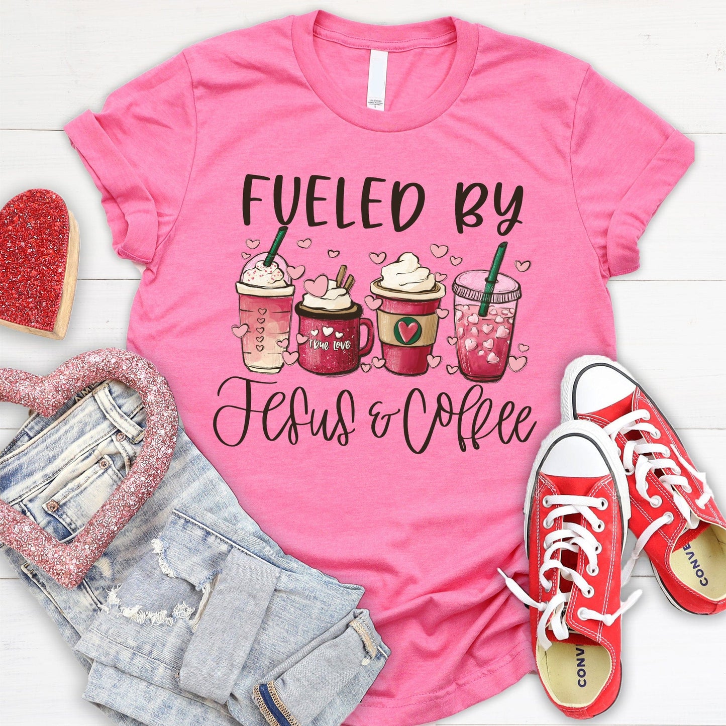 Fueled By Jesus & Coffee Tee