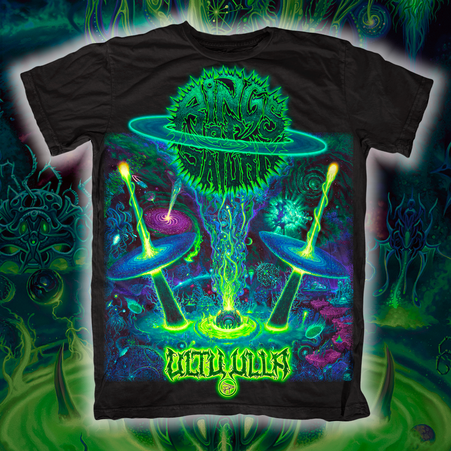 Rings of Saturn "Ultu Ulla Album Variant" T-Shirt
