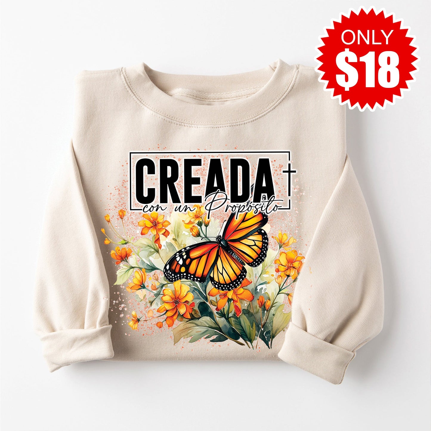 Creada Sweatshirt - Heather Dust - 18