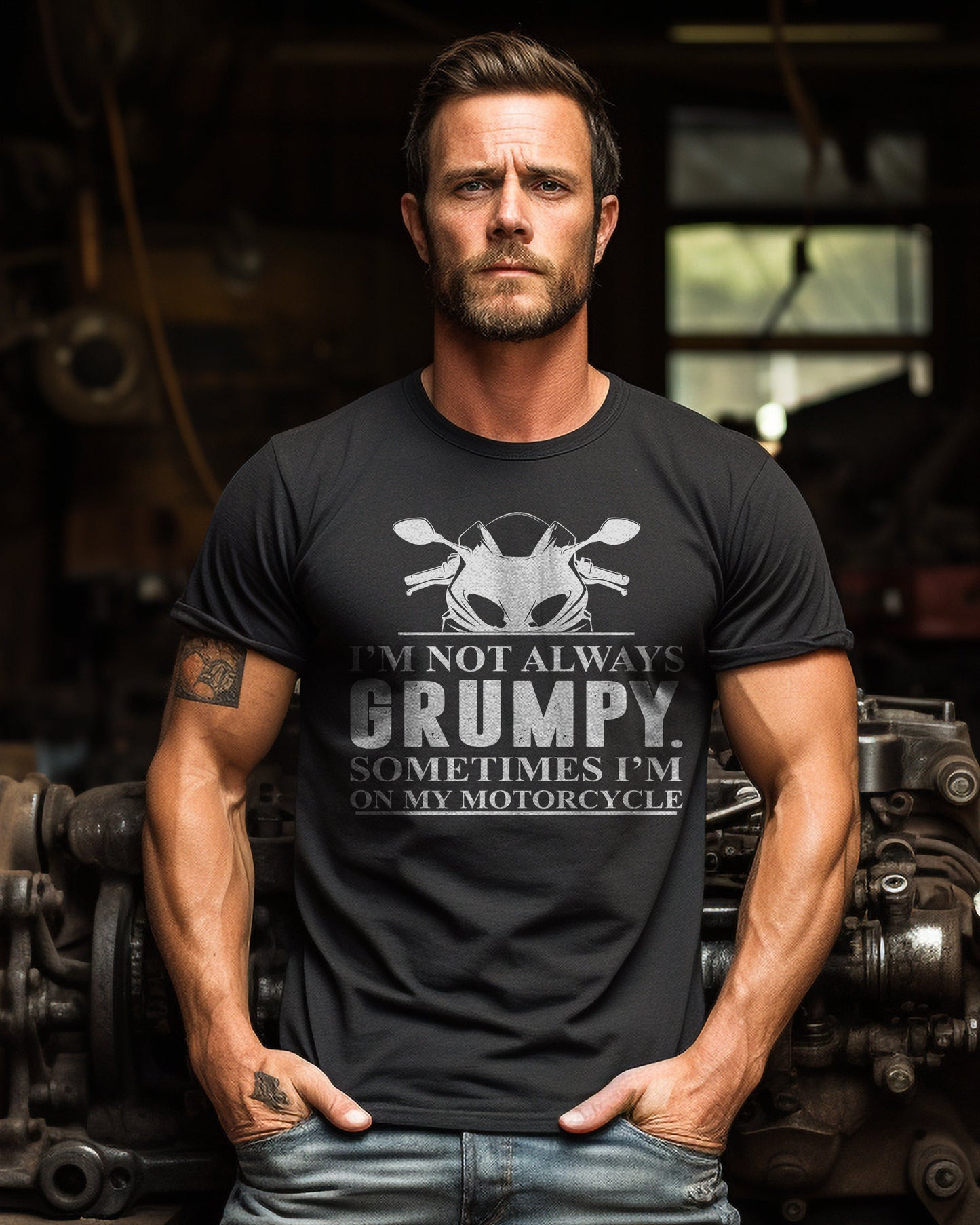 Not Always Grumpy Sportsbike T-Shirt