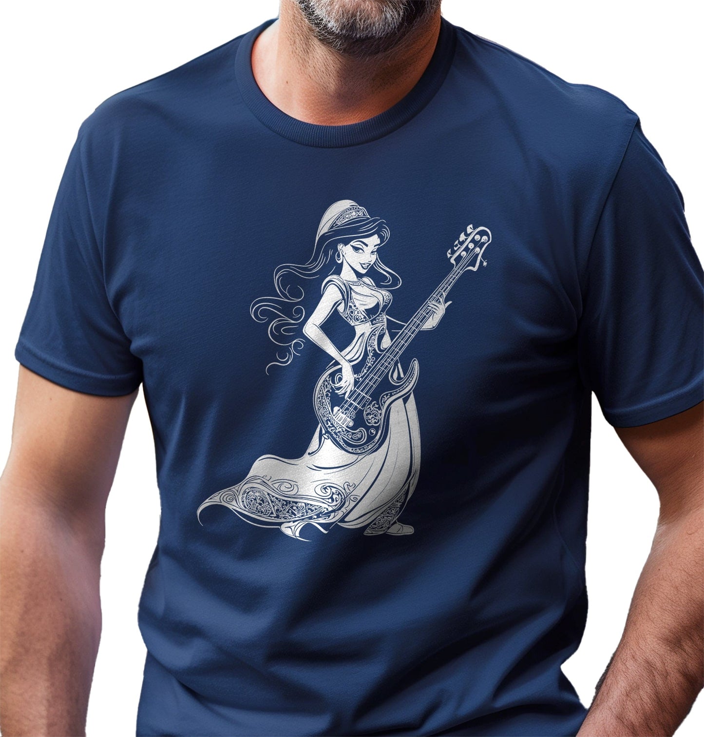 Princess Jasmine Guitar T-Shirt