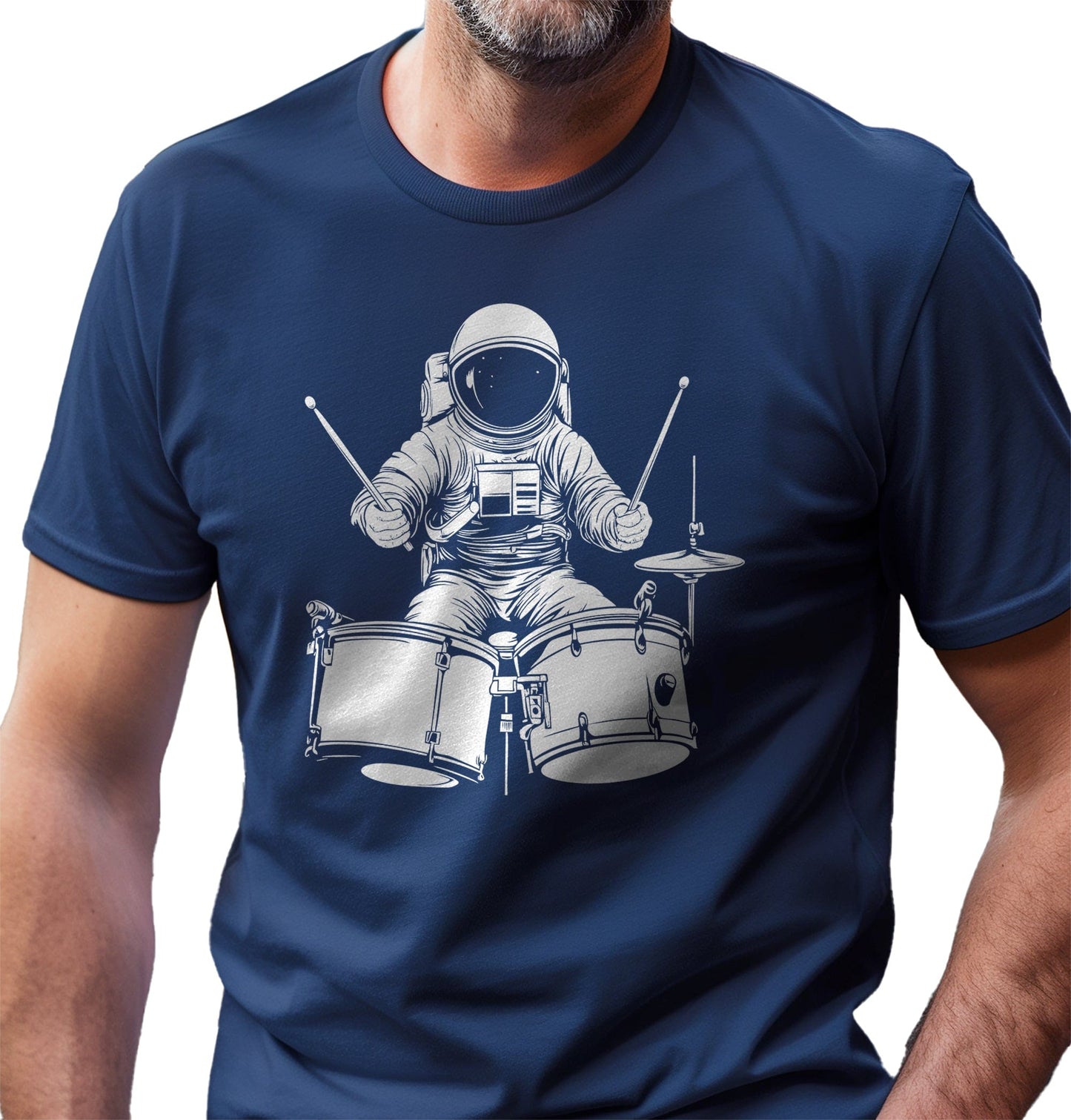 Astronaut Drummer T-Shirt