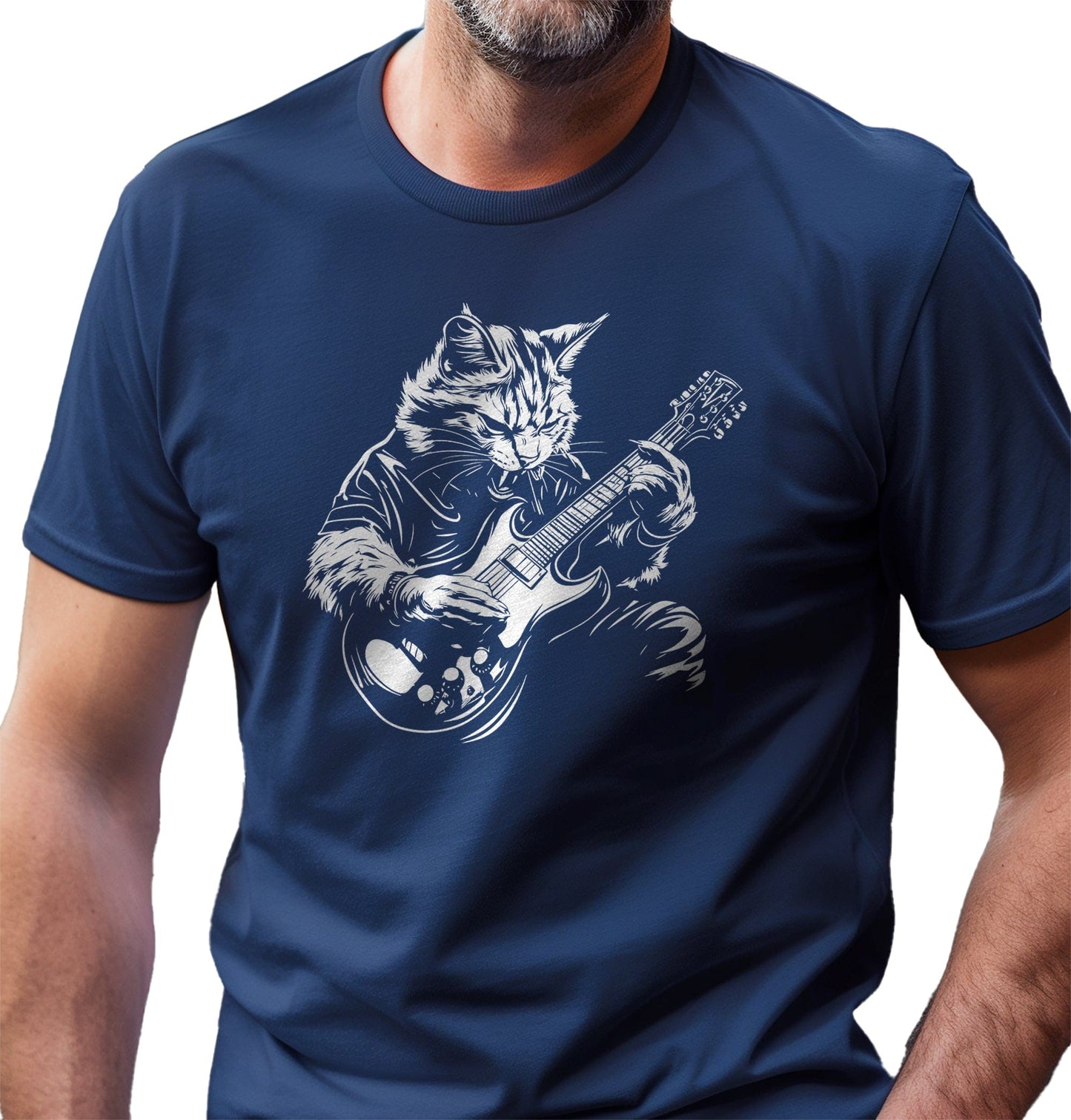 Cat Rocking Out 1 t-shirt