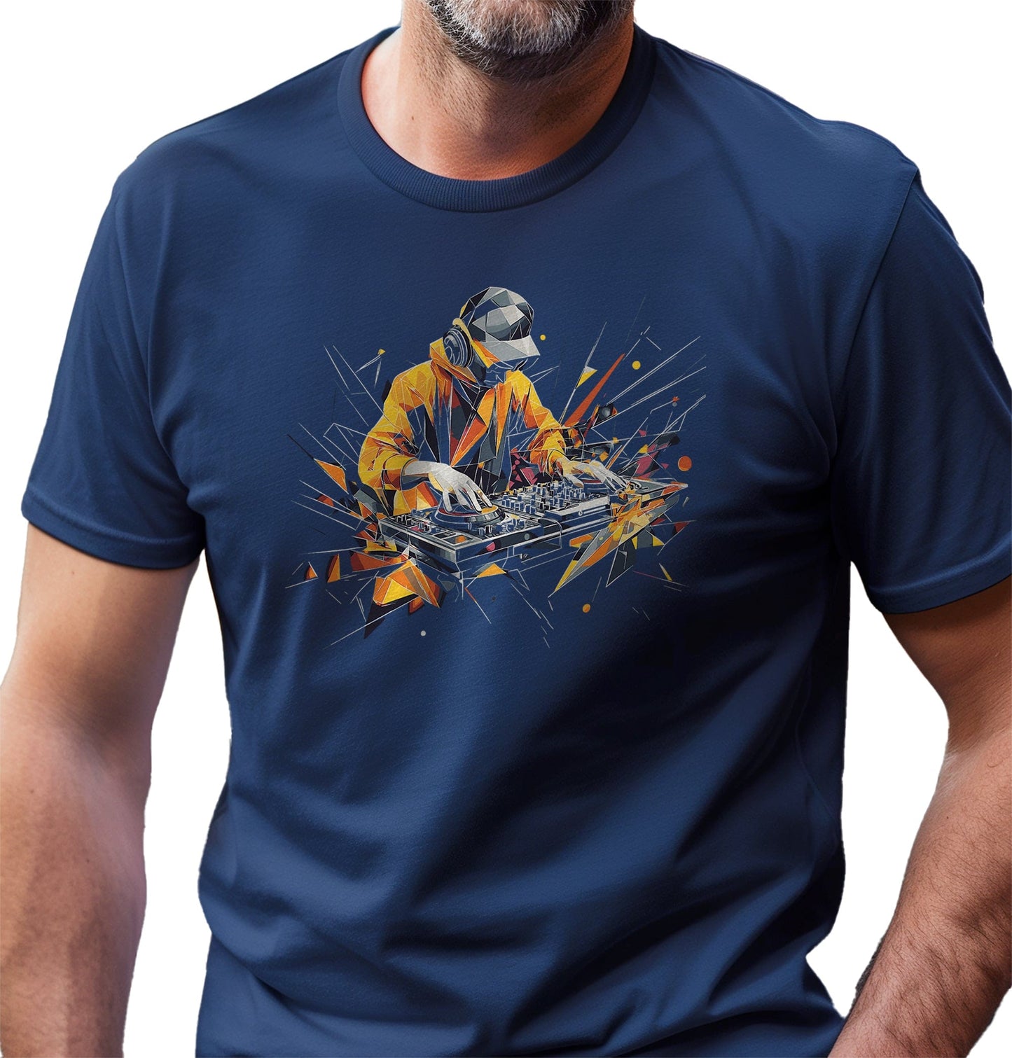 Polygonal DJ T-shirt