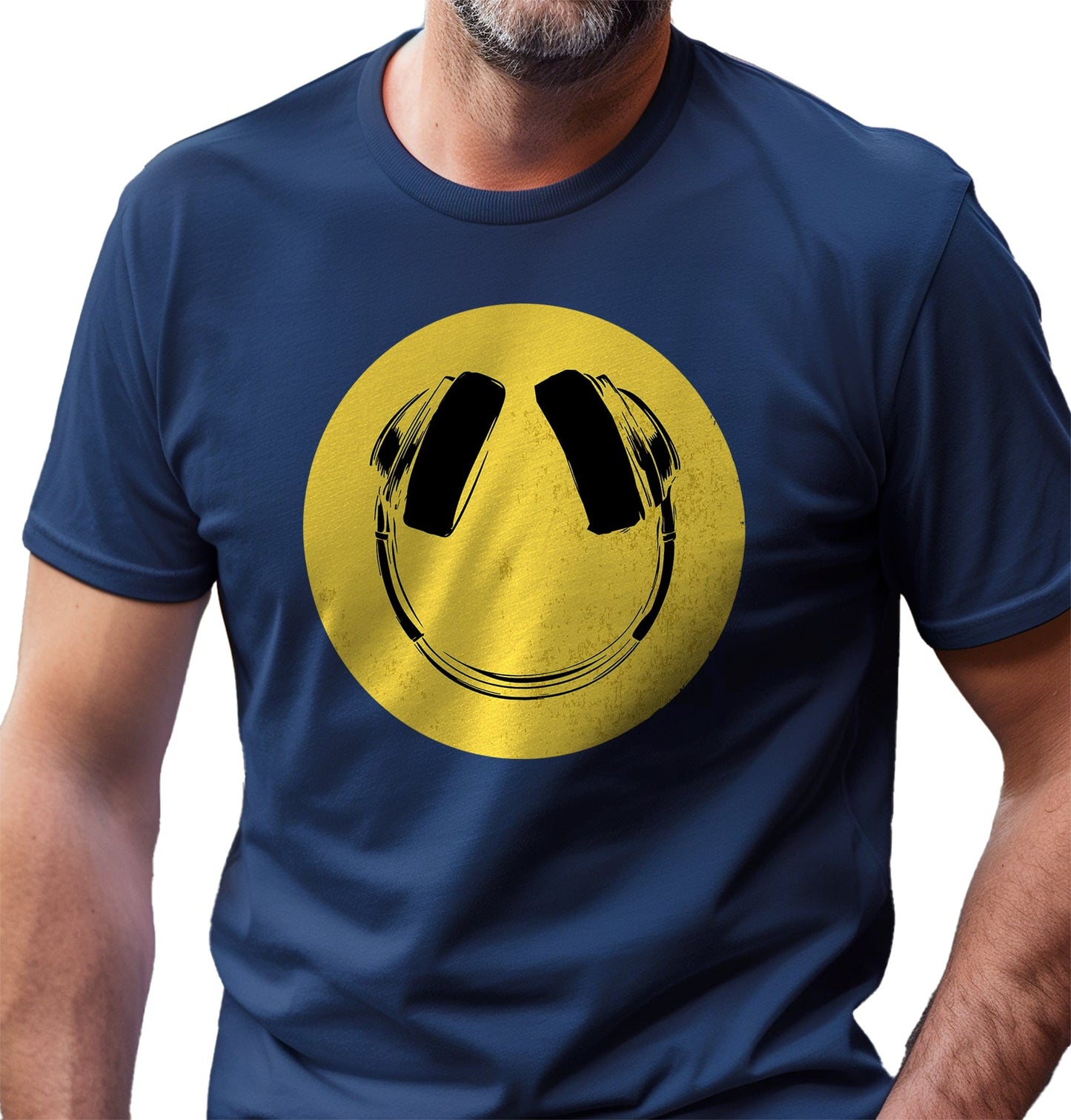 Smiley Headphones T-Shirt