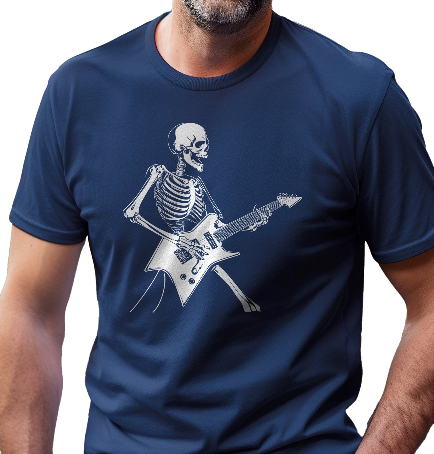 Skeleton Guitar Rocker T-Shirt -