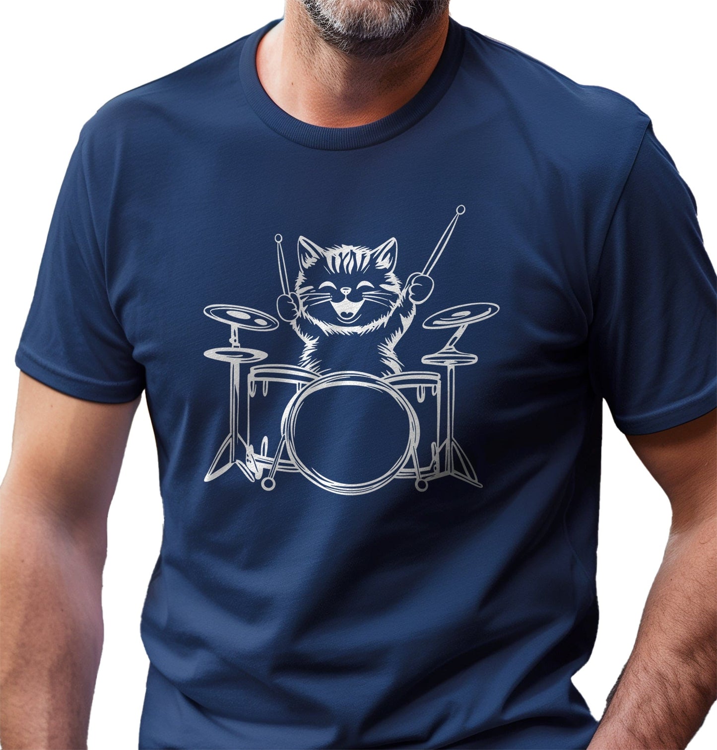 Cat Drummer 2 T-Shirt