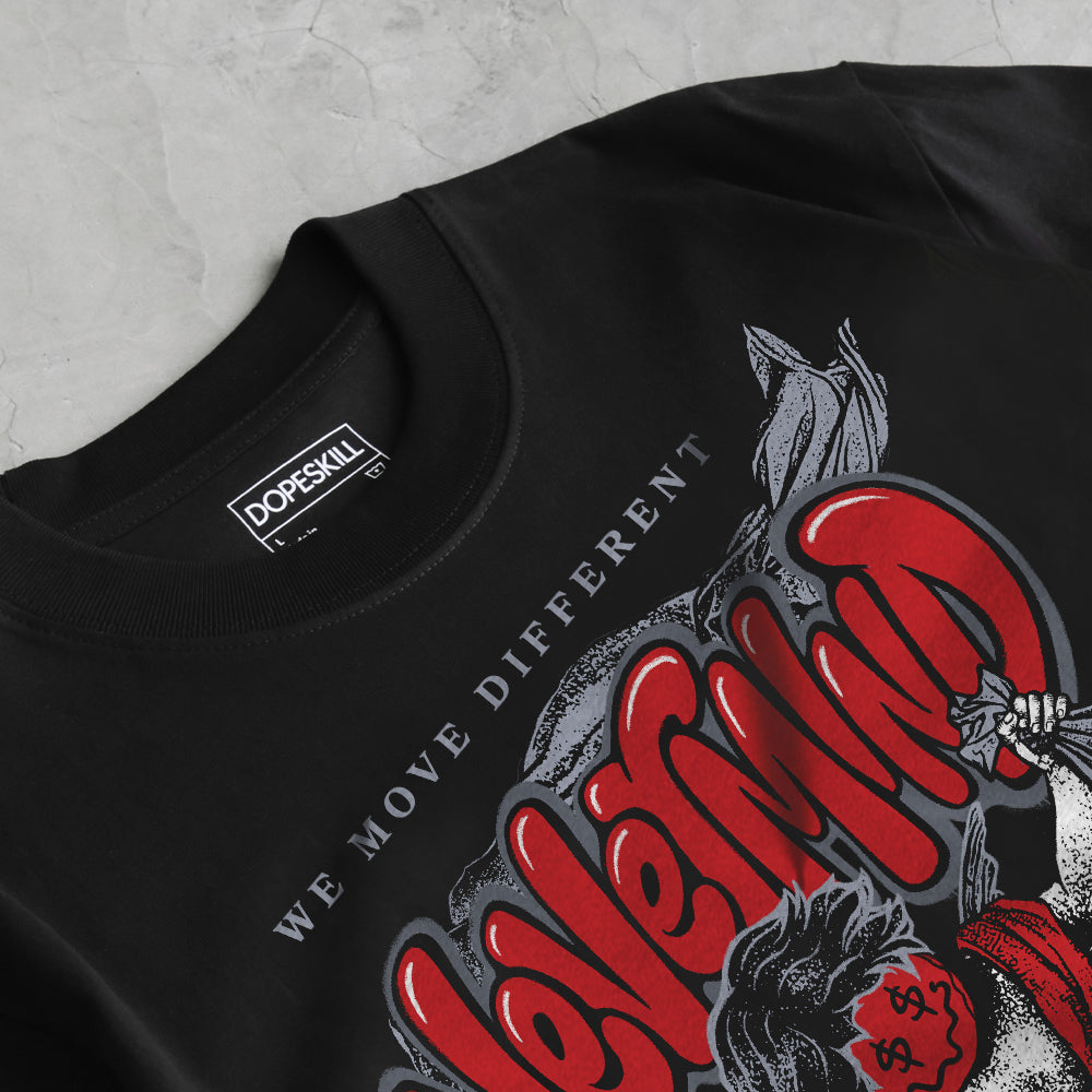 Bred Reimagined 4s DopeSkill T-Shirt Nevermind Graphic