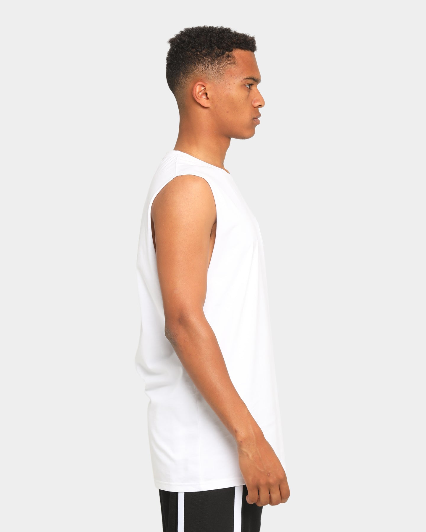 Elevn Clothing Co. Capital E Muscle T-Shirt White